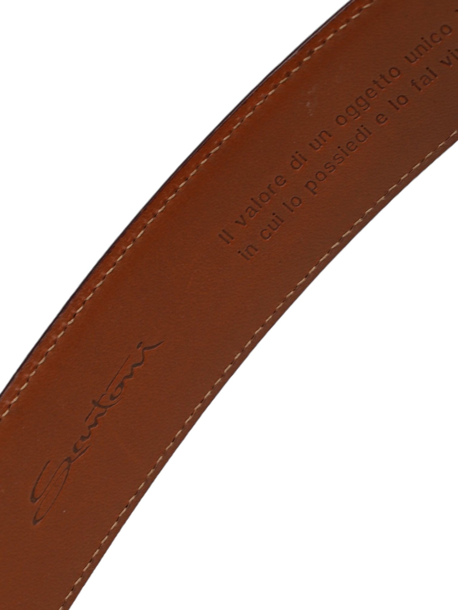 Santoni Brown Double Monk + Belt