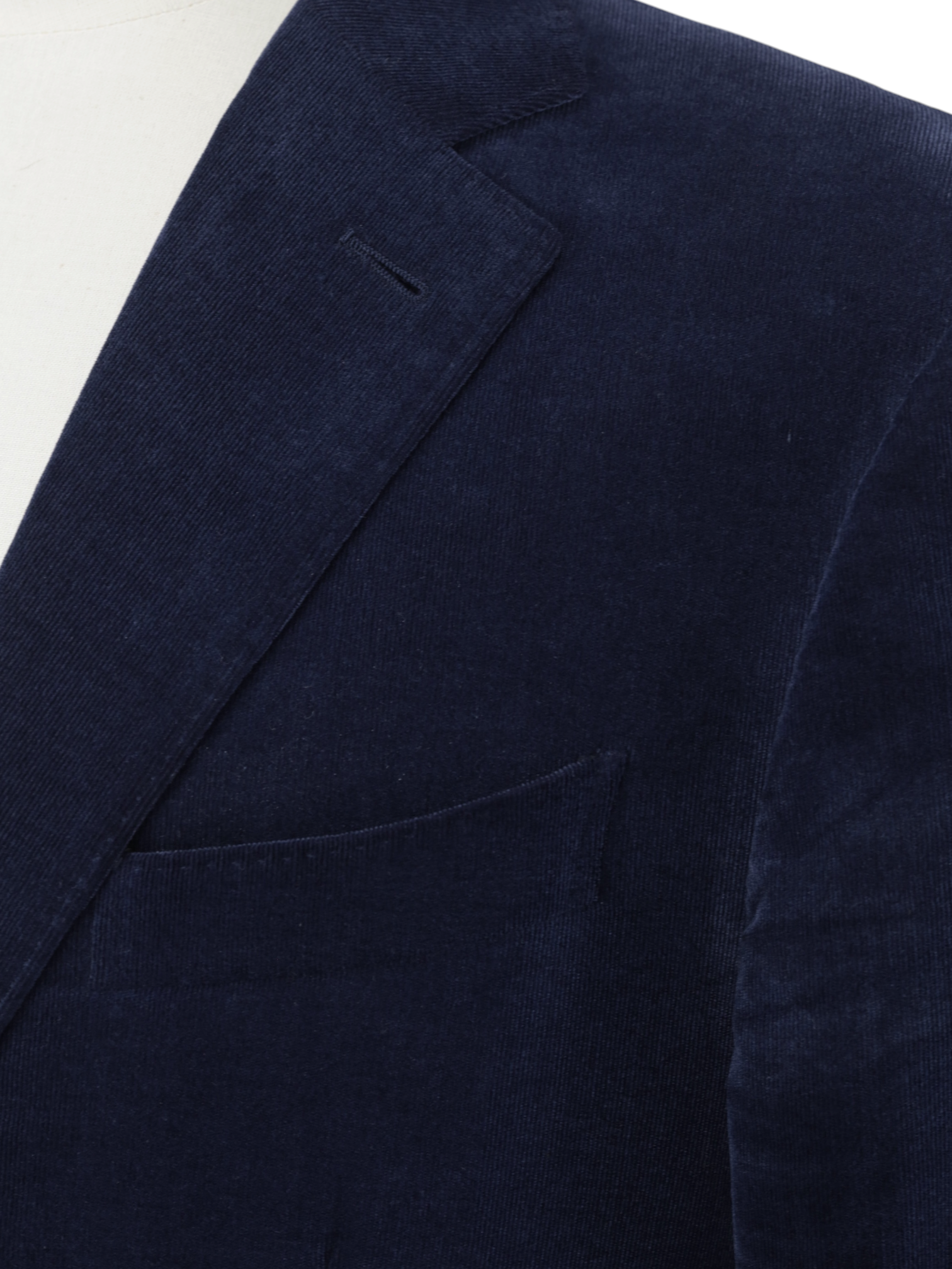 Ermenegildo Zegna Dark Blue Cotton, Cashmere-Stretch "Cashco Comfort" Mila Jacket