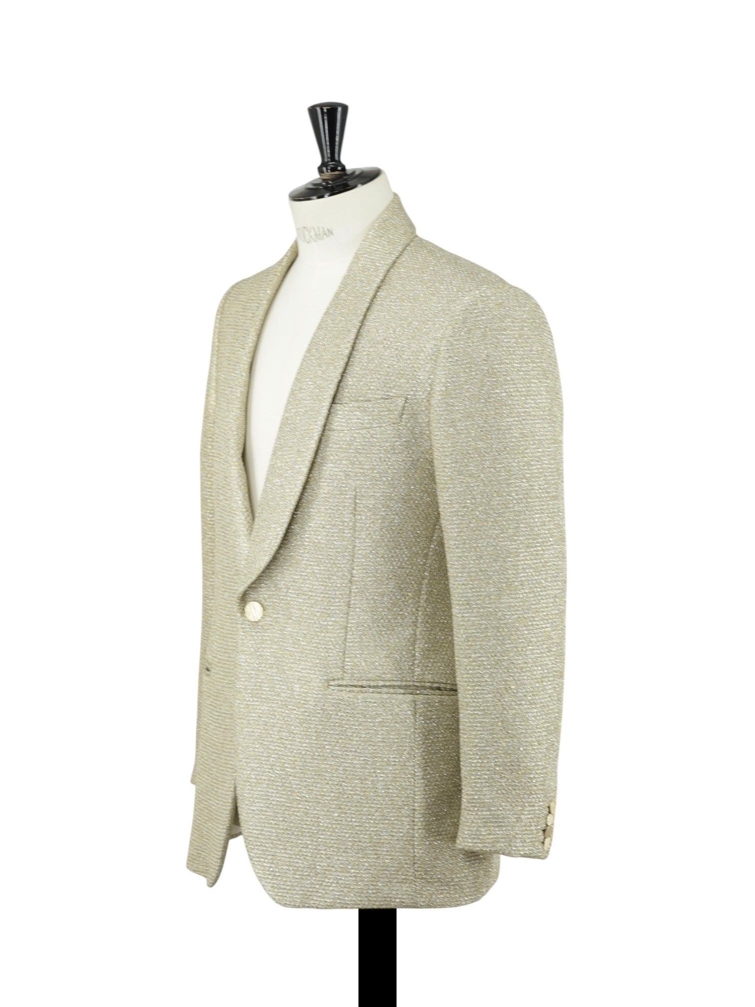 Lardini Metallic Gold & Silver Lurex-Yarn Gala Jacket