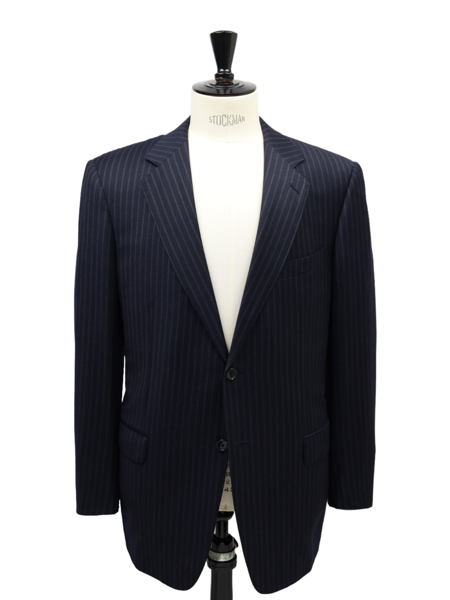 Ermenegildo Zegna Navy Trofeo Pinstripe Suit