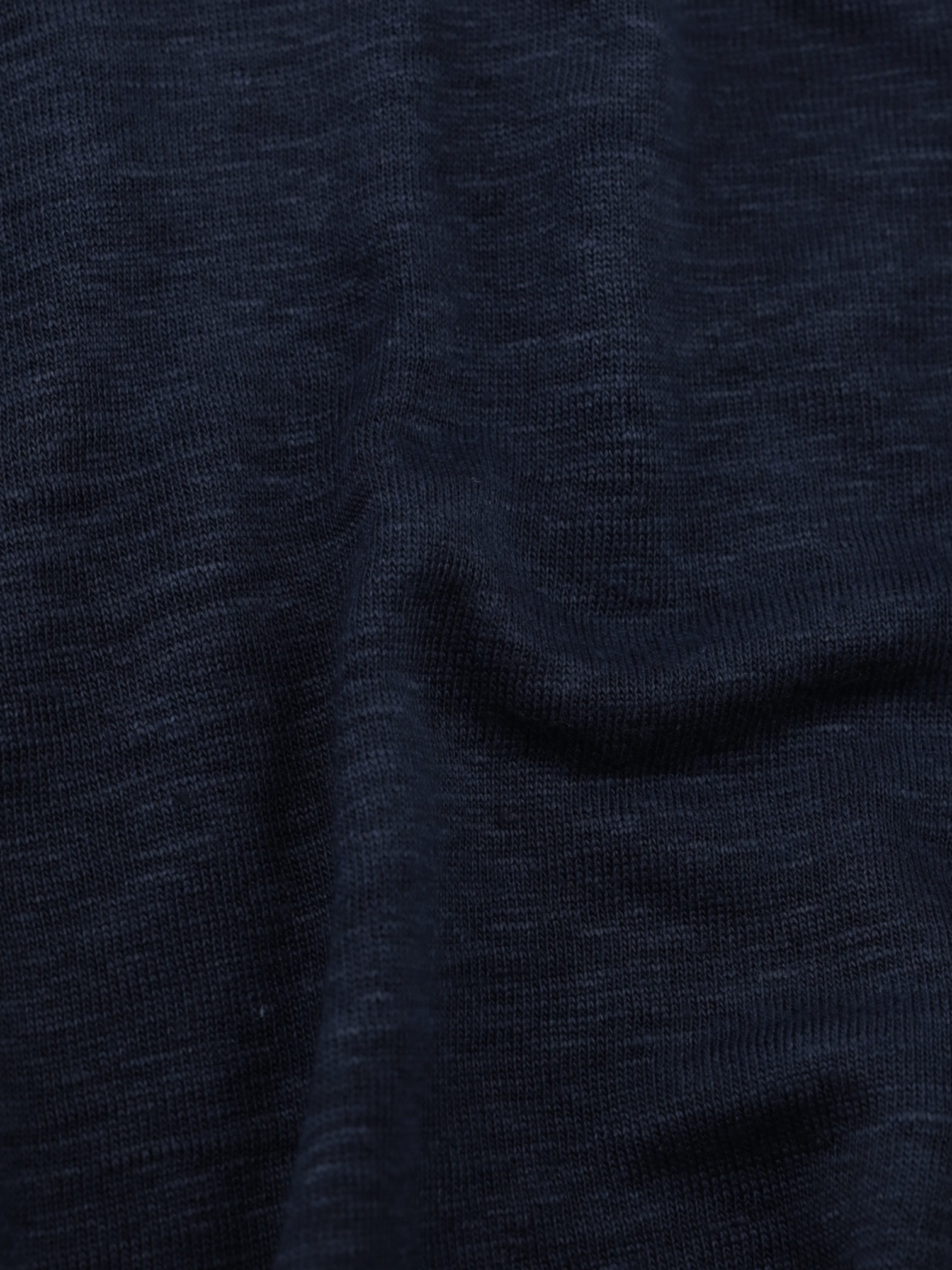 Fray Navy Breathable-Linen Short-Sleeve Summer Shirt