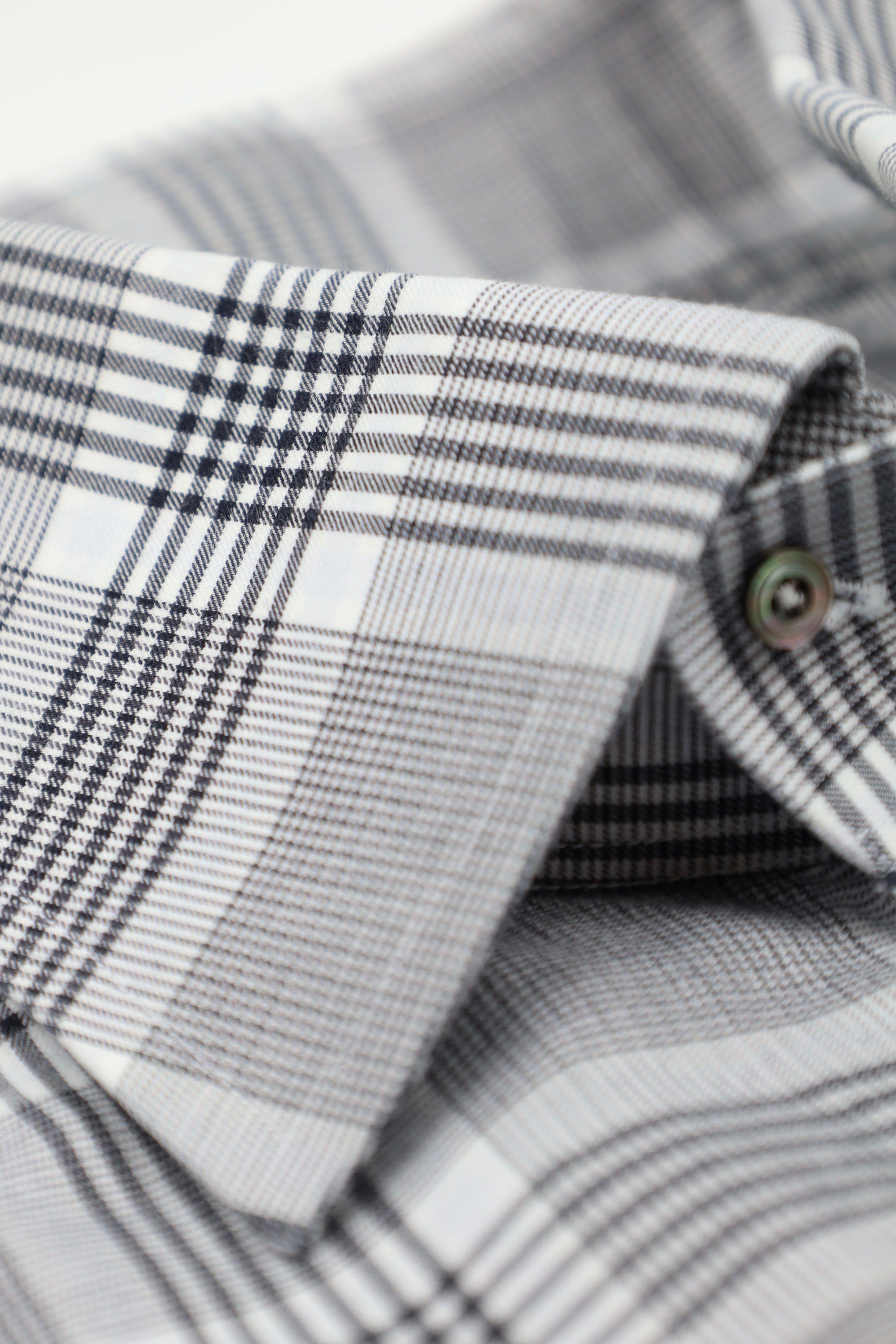 Tom Ford Grey Glenplaid Shirt