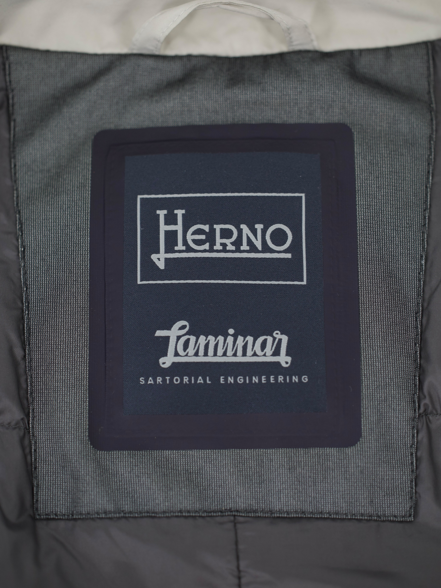 Herno Beige Laminar Gore-Tex Lightly-Padded Dover Carcoat
