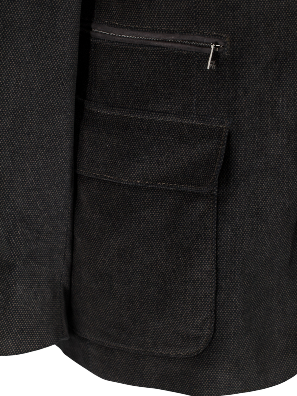 Corneliani Dark Taupe Cotton-Stretch Moleskin Pinpoint Vespa Jacket