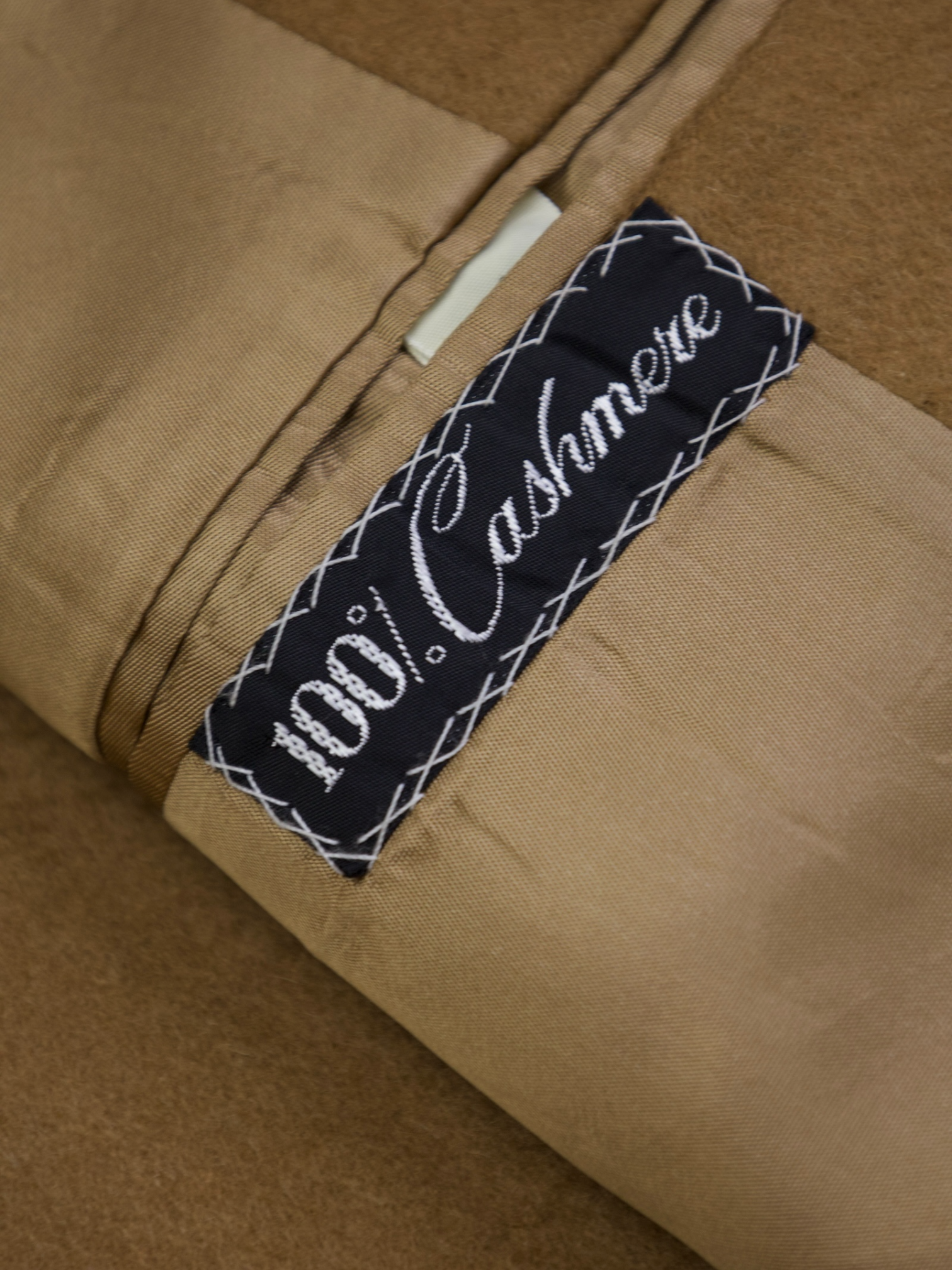 Austin Reed Vintage Brown Pure Cashmere Long Overcoat