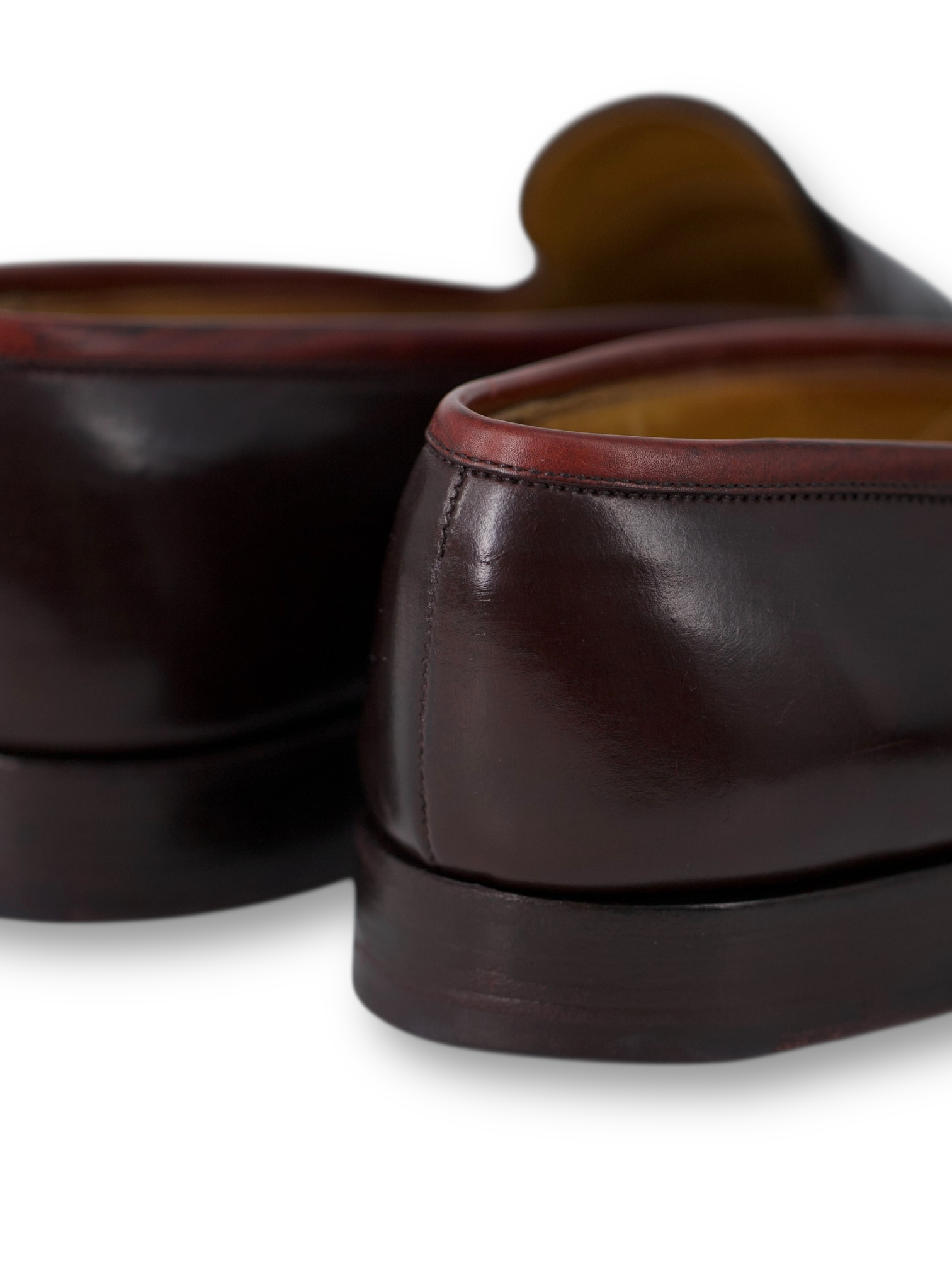 Edward Green Burgundy Cordovan Montepellier Penny Loafer