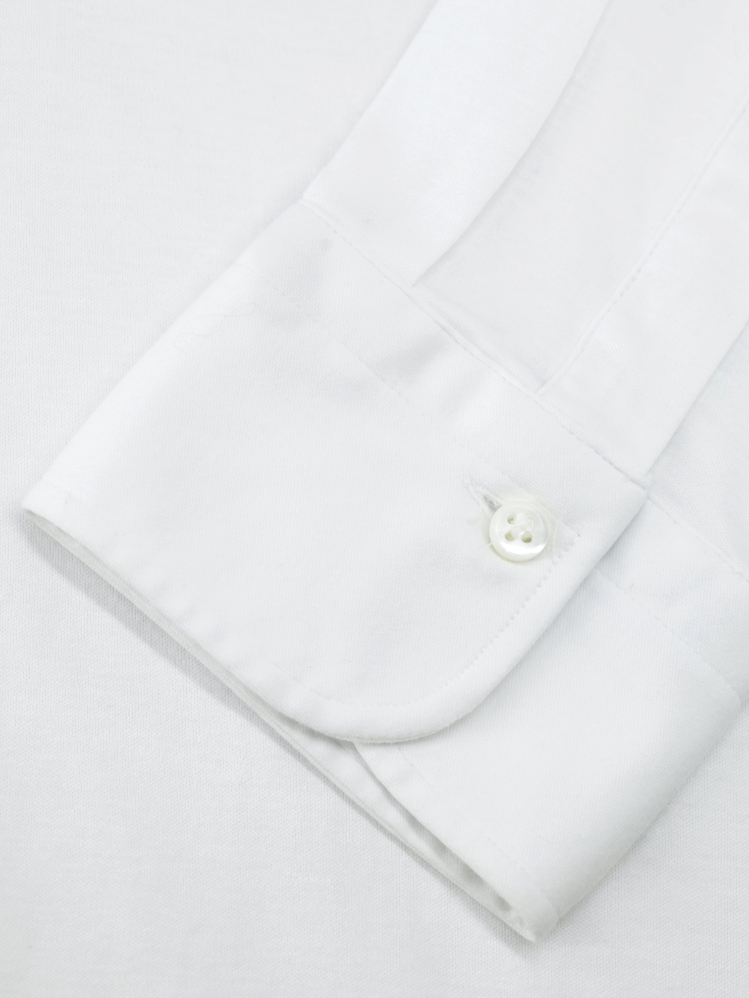 Emanuele Maffeis White Mercerized-Cotton Jersey Shirt