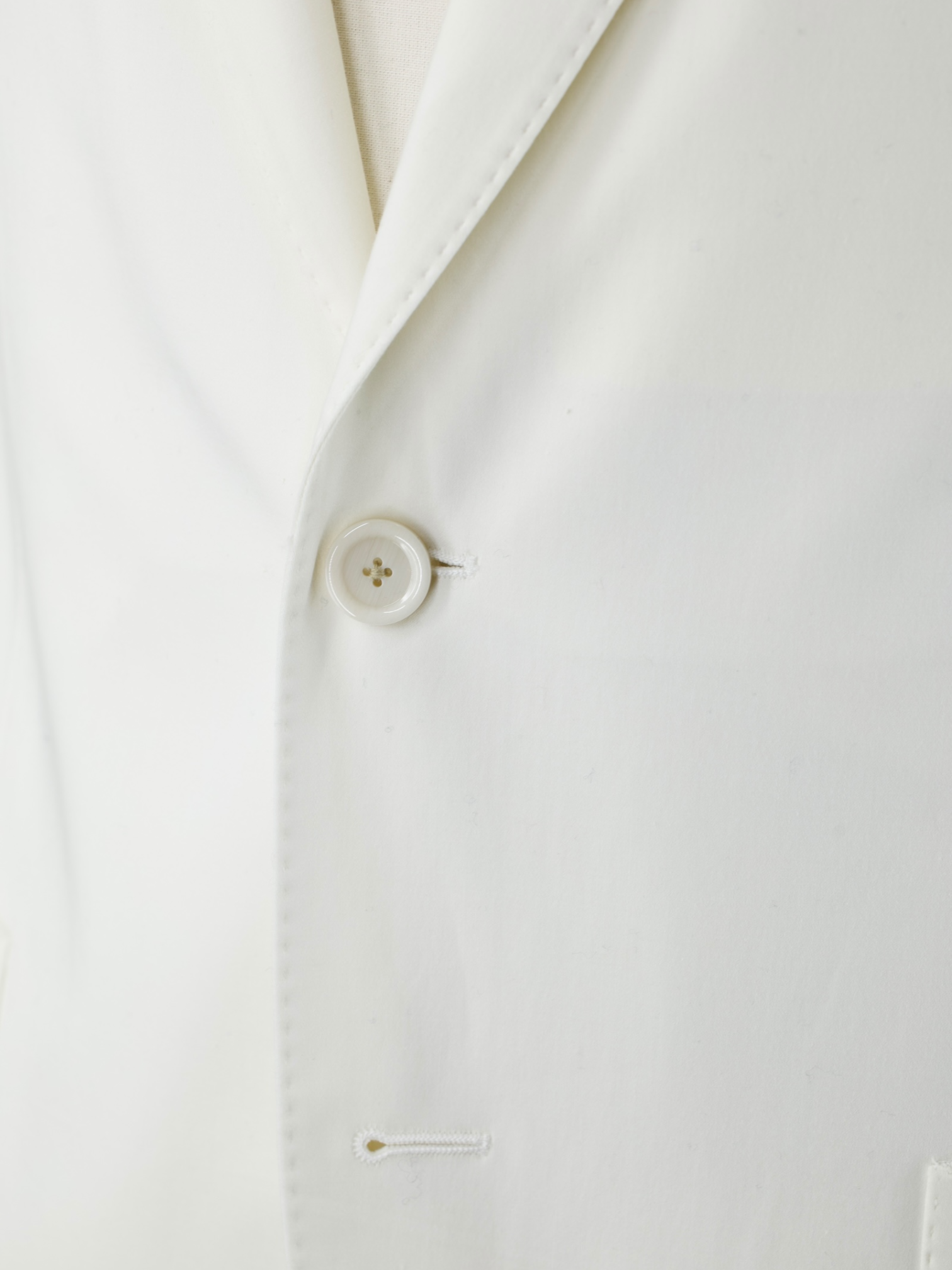 Lardini White Soft Cotton-Stretch Summer Jacket