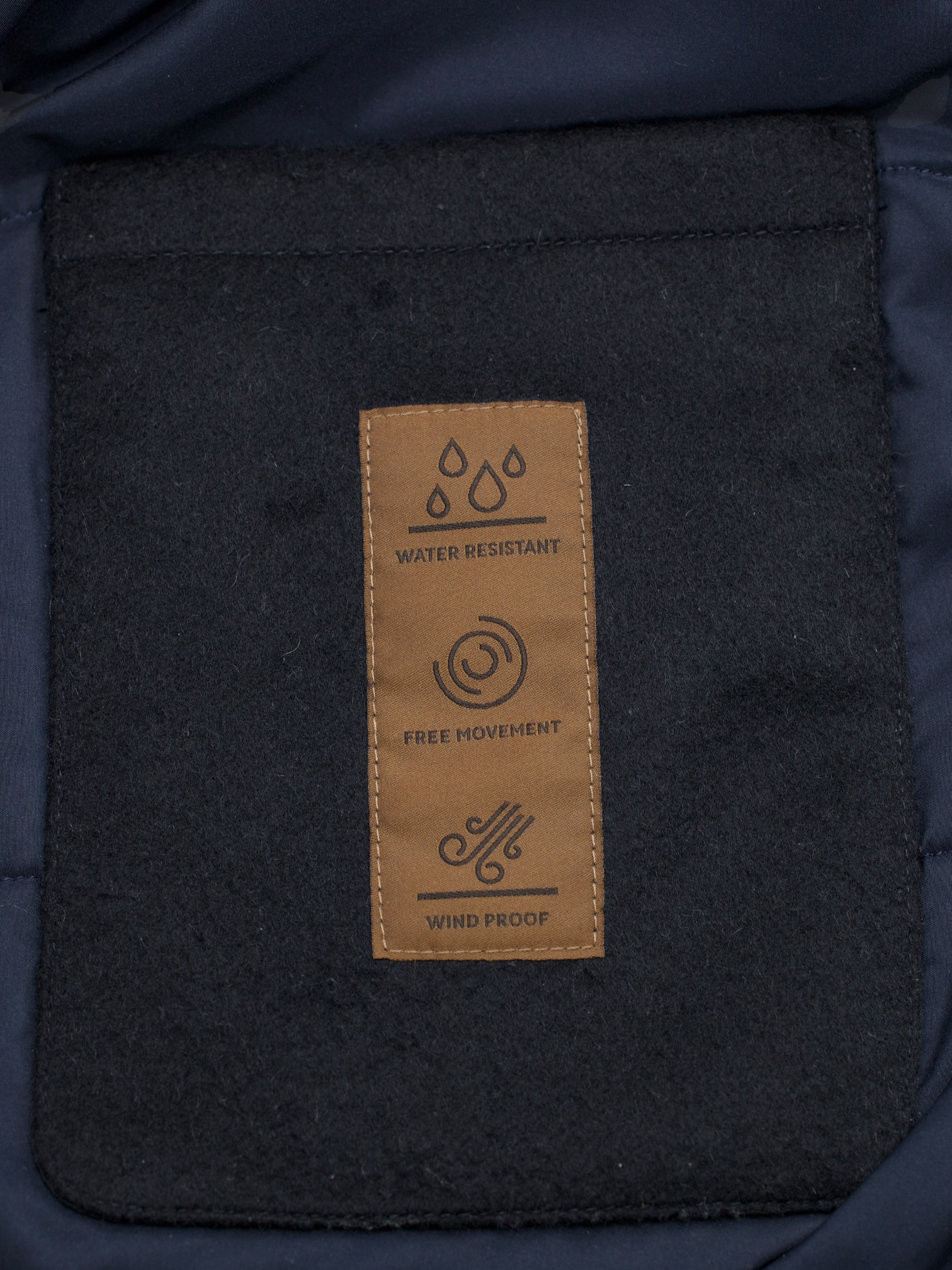 Corneliani Navy Wool & Castorino-Fur Collar Blouson Jacket