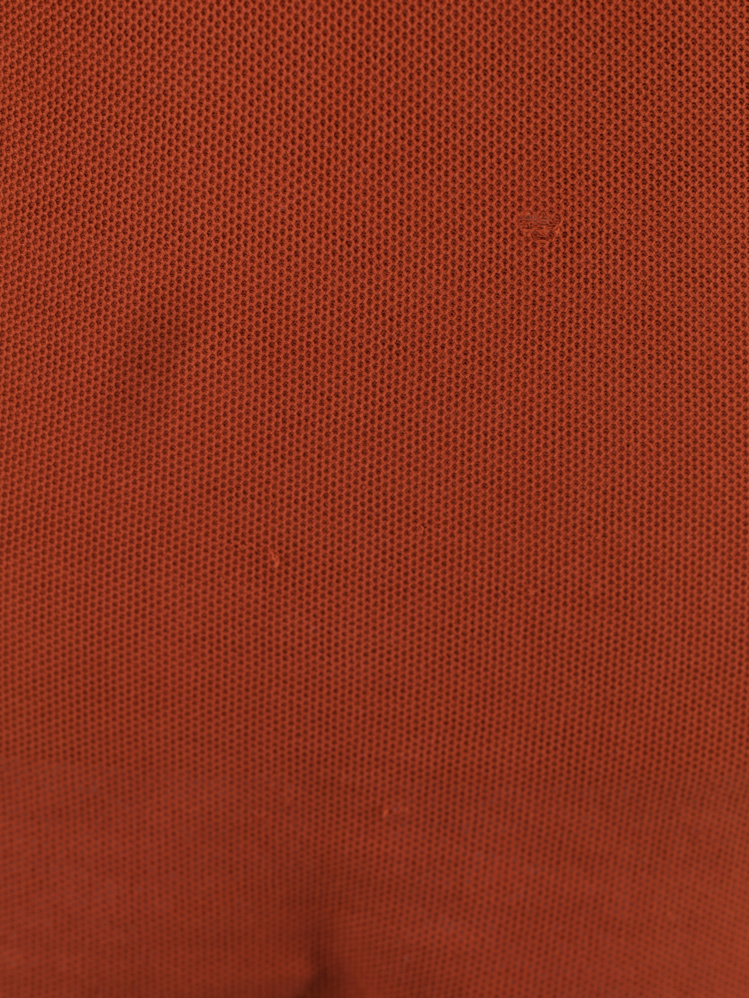 Loro Piana Terracotta Cotton Piqué Long-Sleeve Pop-Over Shirt