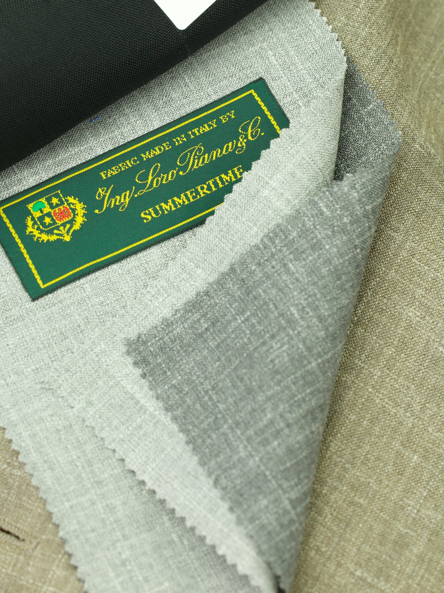 Loro Piana Taupe Wool, Silk & Linen "Summertime" Jacket