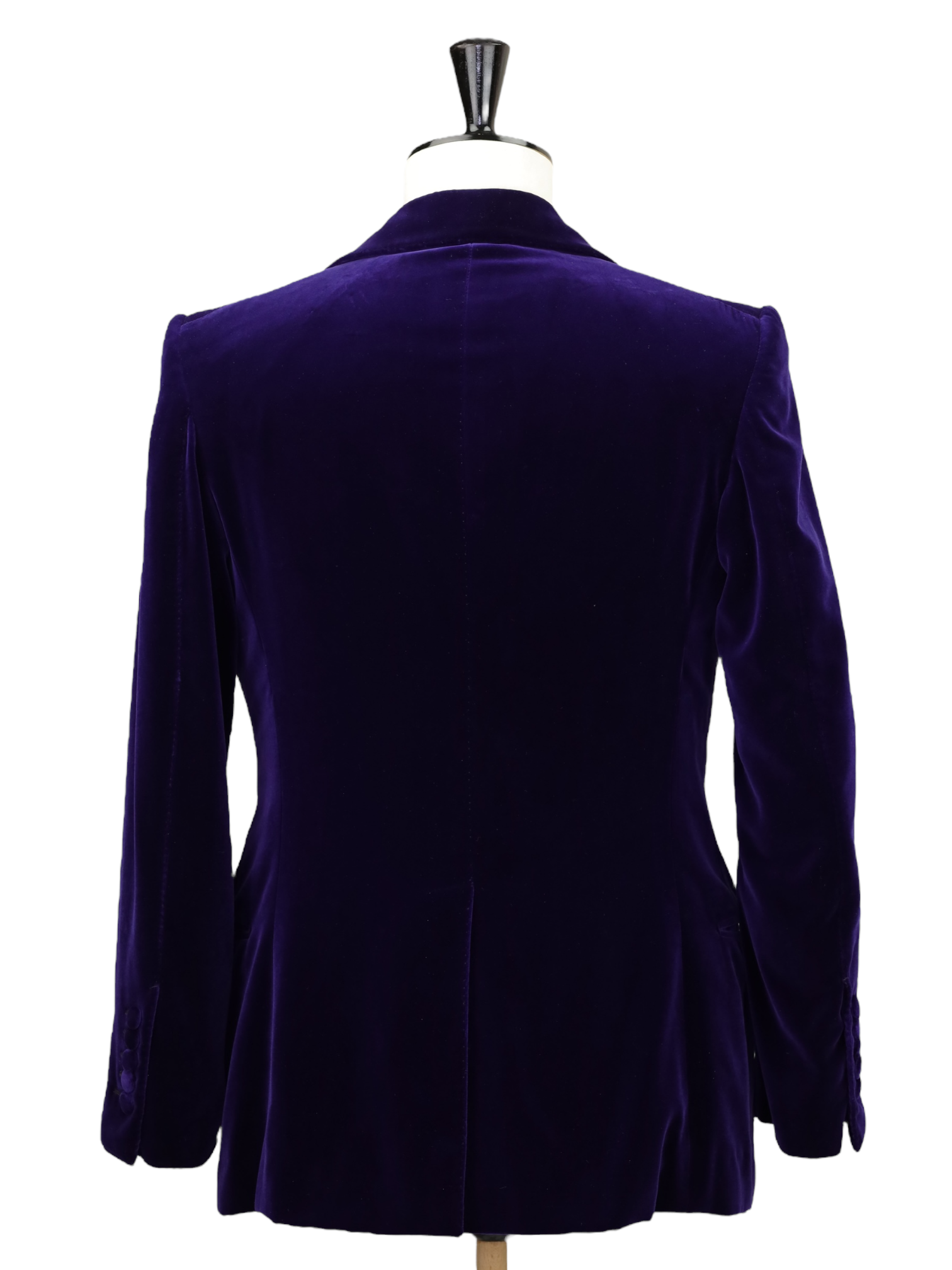 Tom Ford Violet Cotton & Silk Velvet Smoking “Buckingham” Jacket