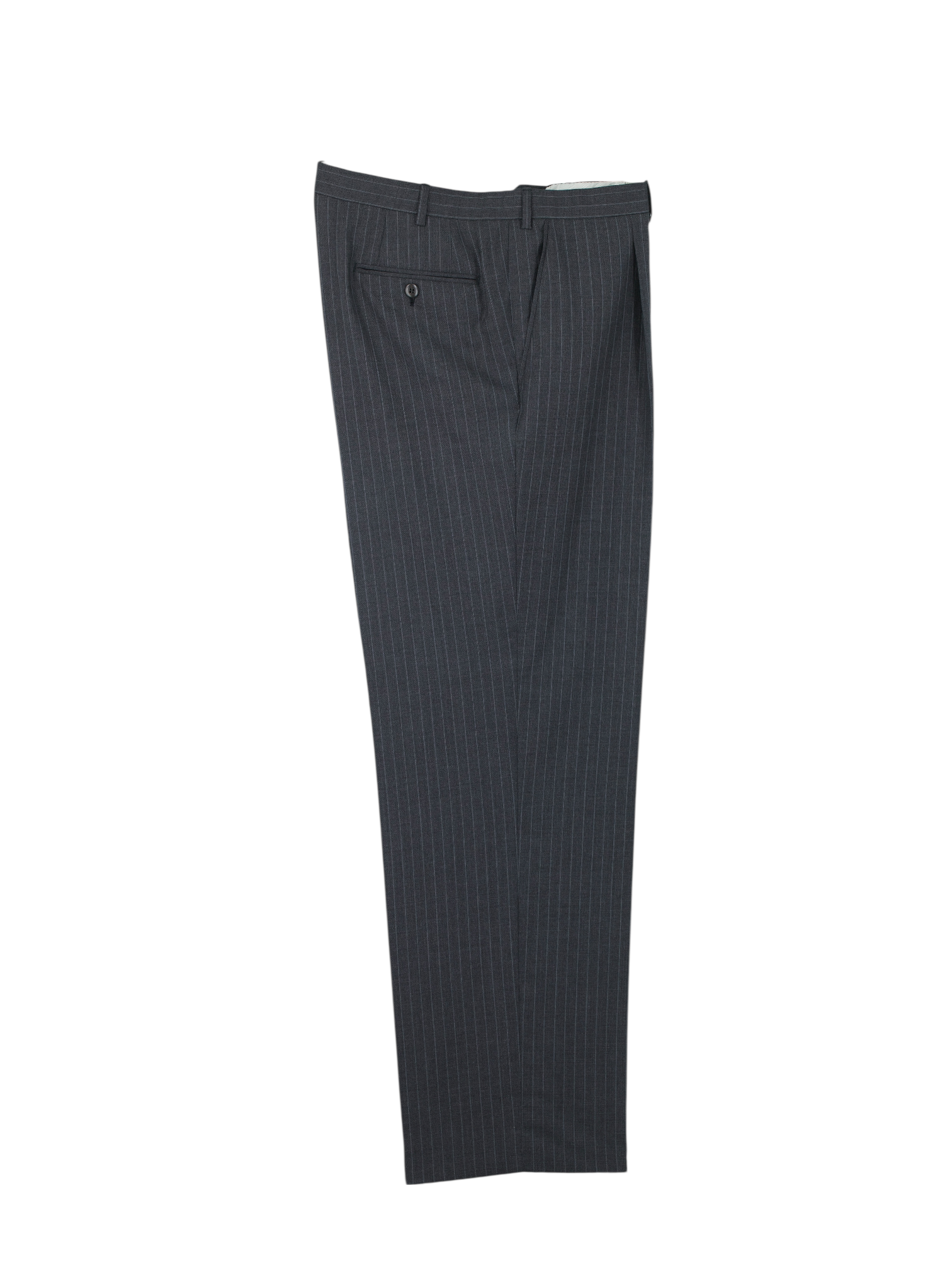 Brioni Grey Fine-Wool Classic Roman-Style Pinstripe Palatino Suit