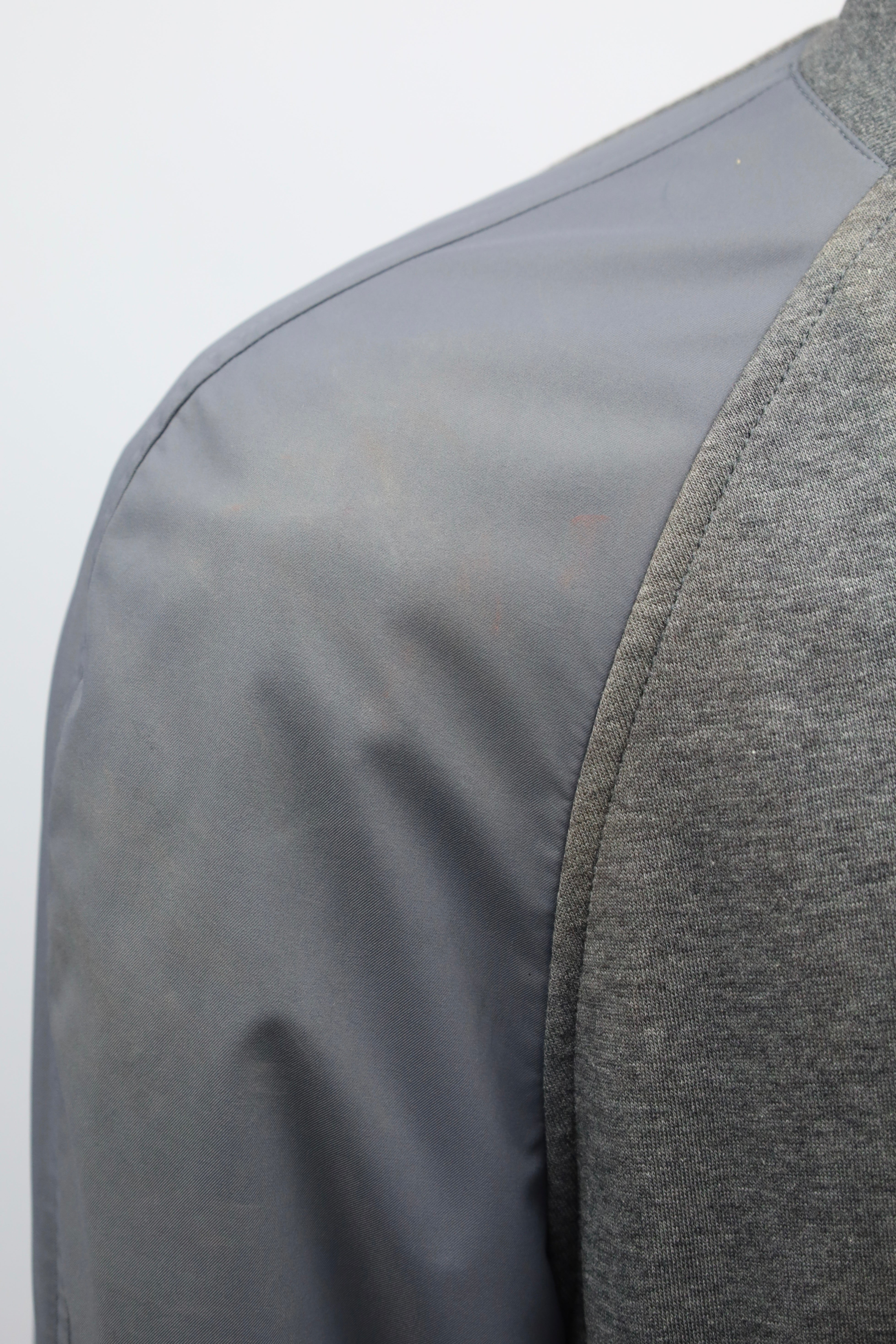 Brunello Cucinelli Grey Cotton Bomberjacket