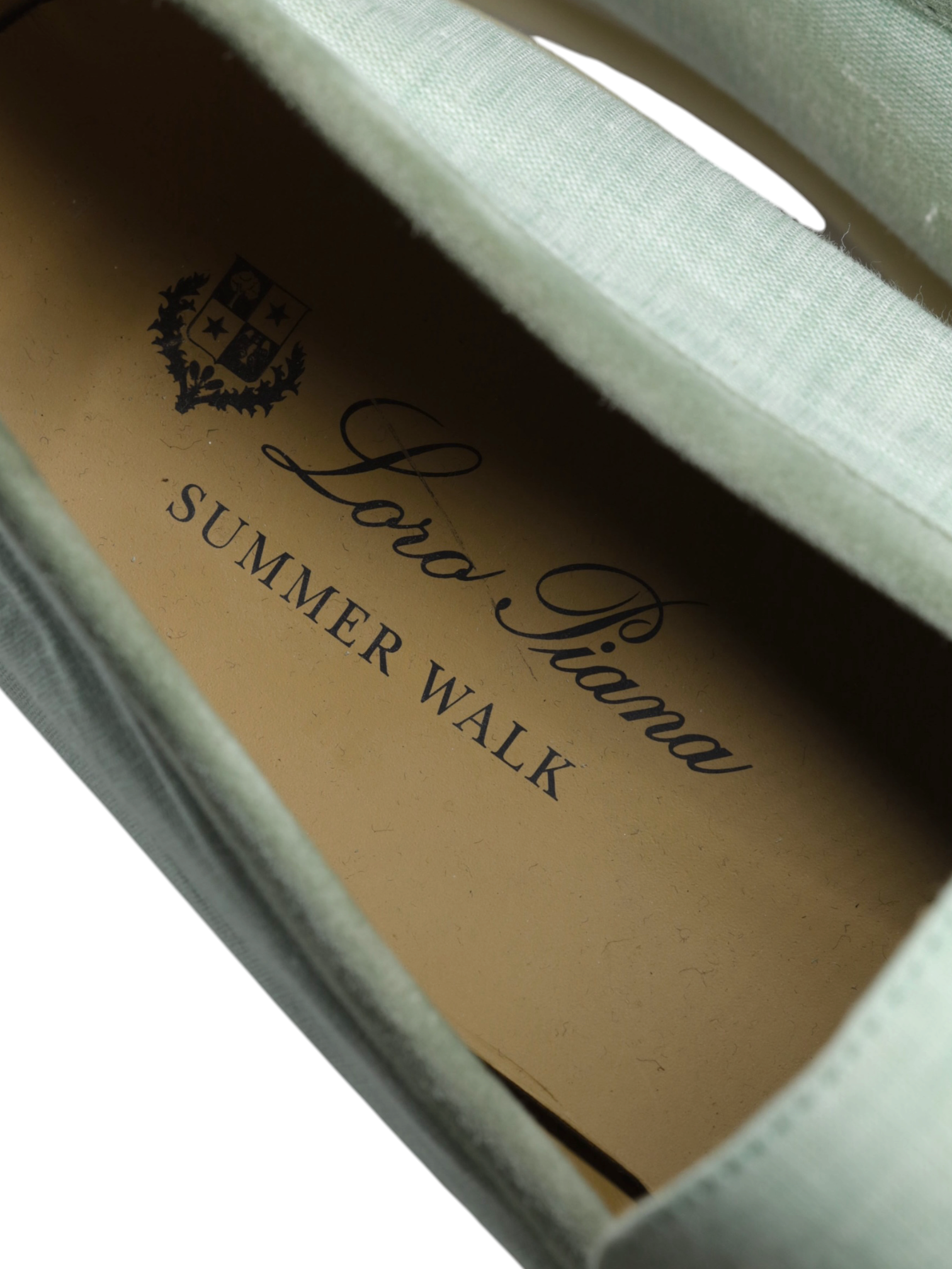 Loro Piana Mint Green Cotton-Canvas Summer Walk