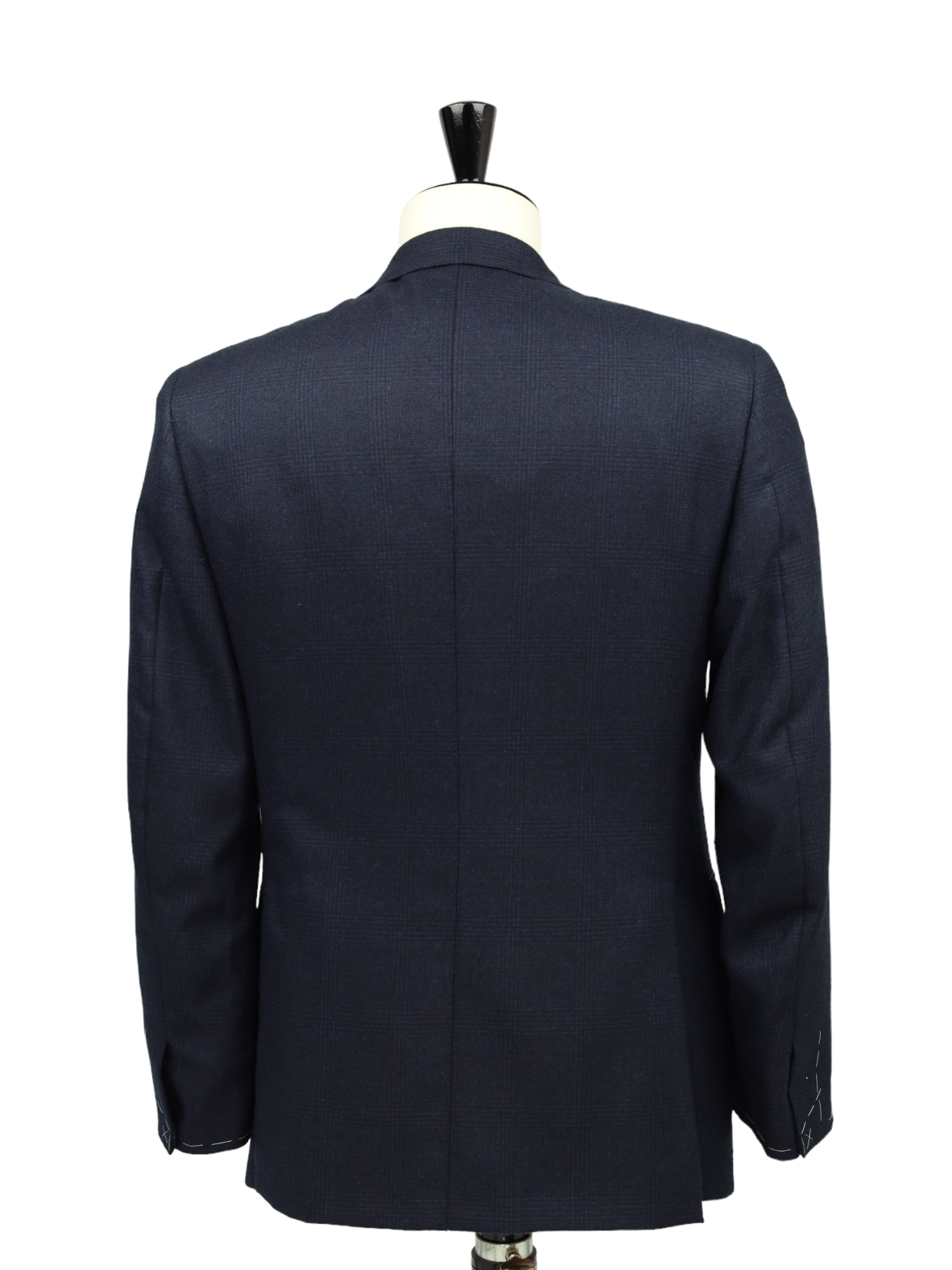 Brioni Navy Cashmere Glenplaid Colosseo Jacket