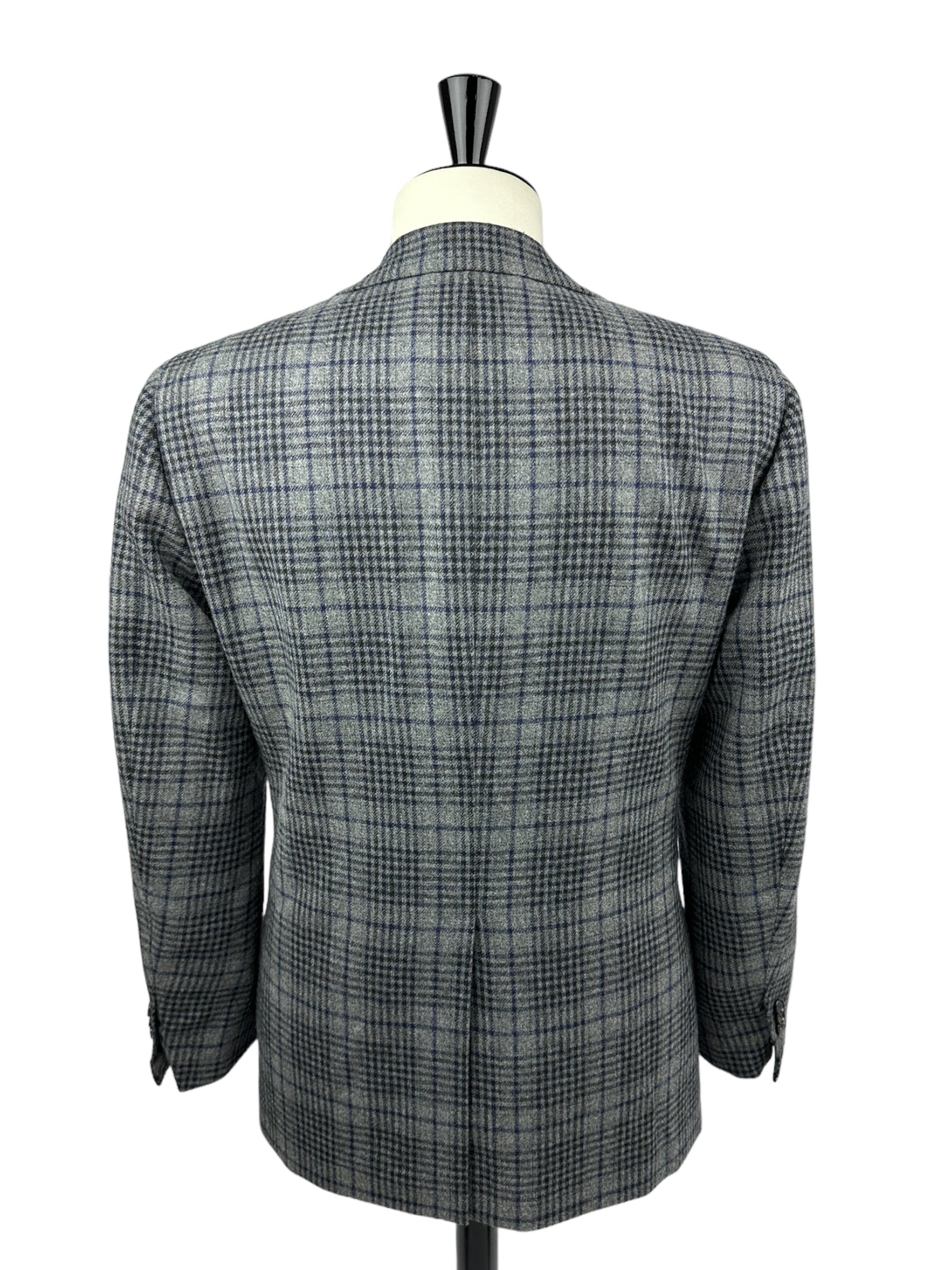 Cesare Attolini Grey Flannel Prince of Wales Winter Jacket