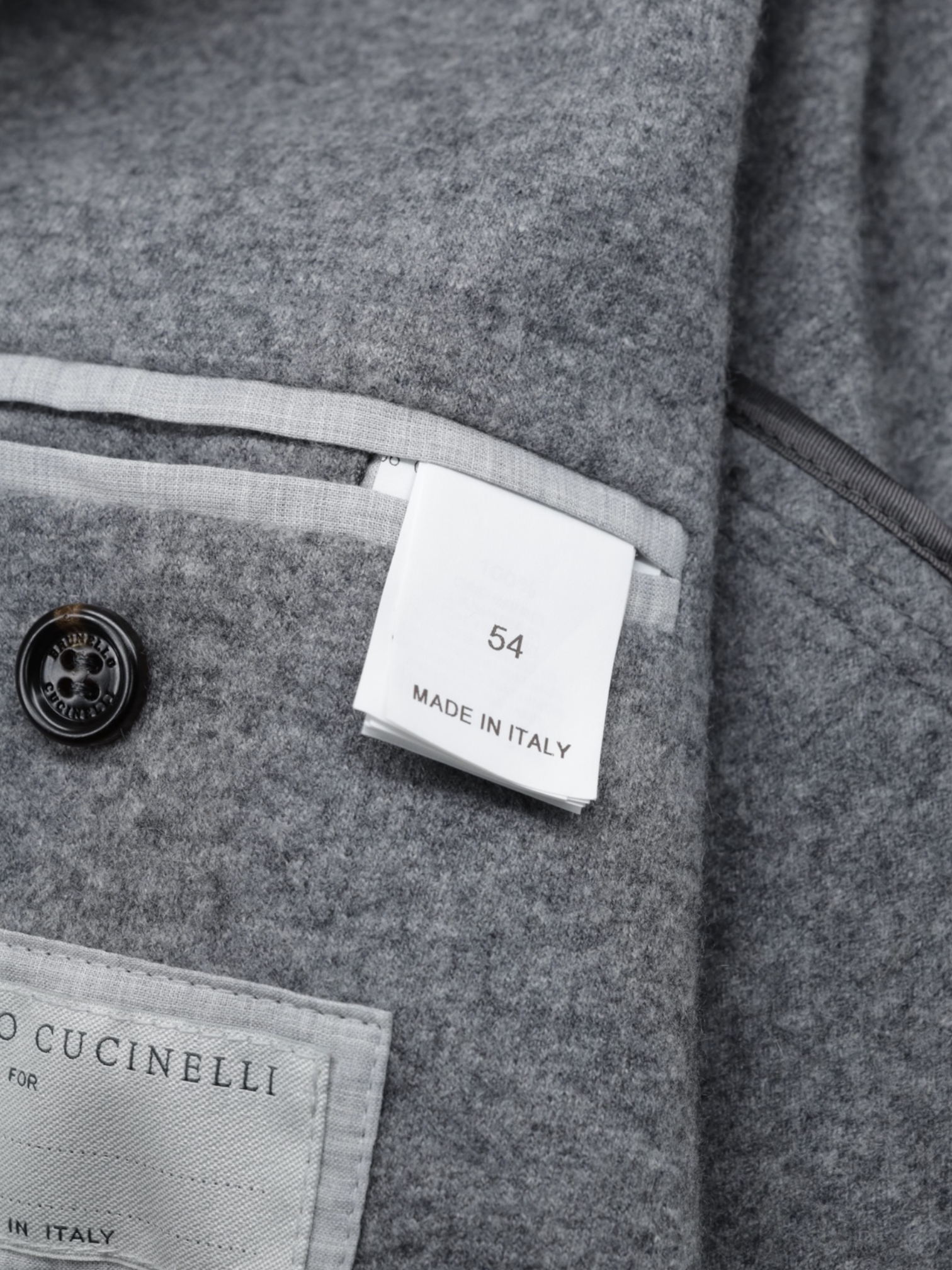 Brunello Cucinelli Grey Unconstructed Plushy-Cashmere Jacket