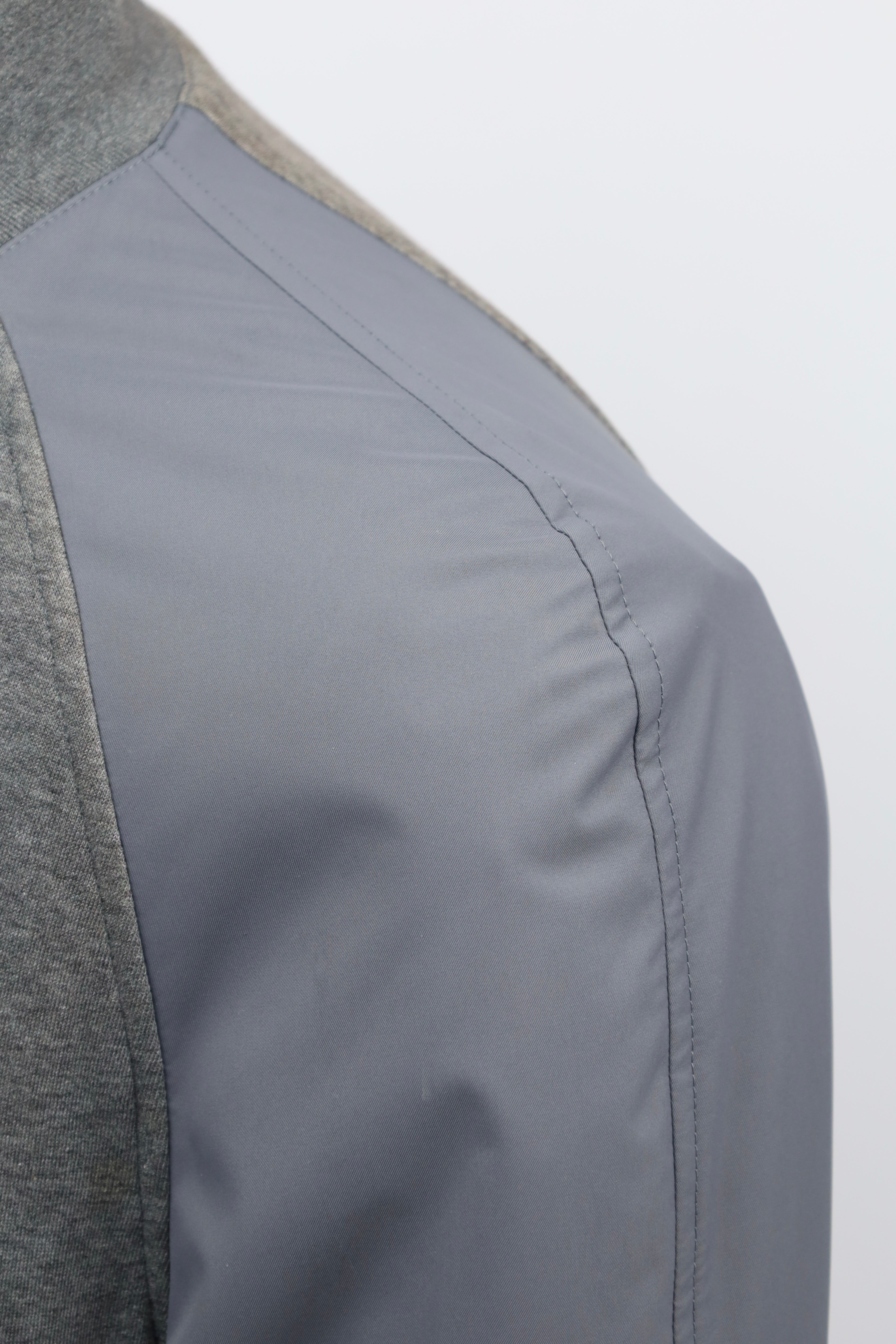 Brunello Cucinelli Grey Cotton Bomberjacket