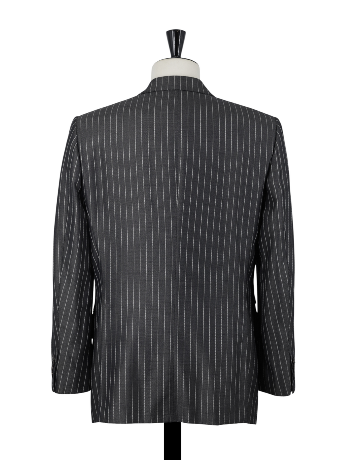 Tom Ford Grey Silk & Wool Pinstripe Windsor Suit