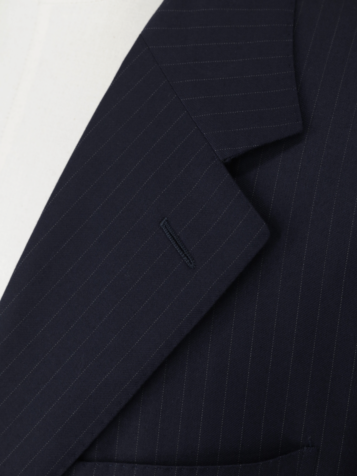 Ermenengildo Zegna Navy Vintage 3-Piece Super 100's Pinstripe Suit