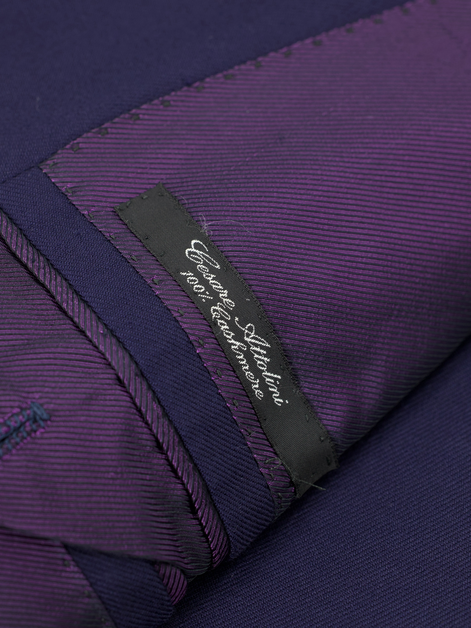Cesare Attolini Navy Lightweight Cashmere Twill Jacket