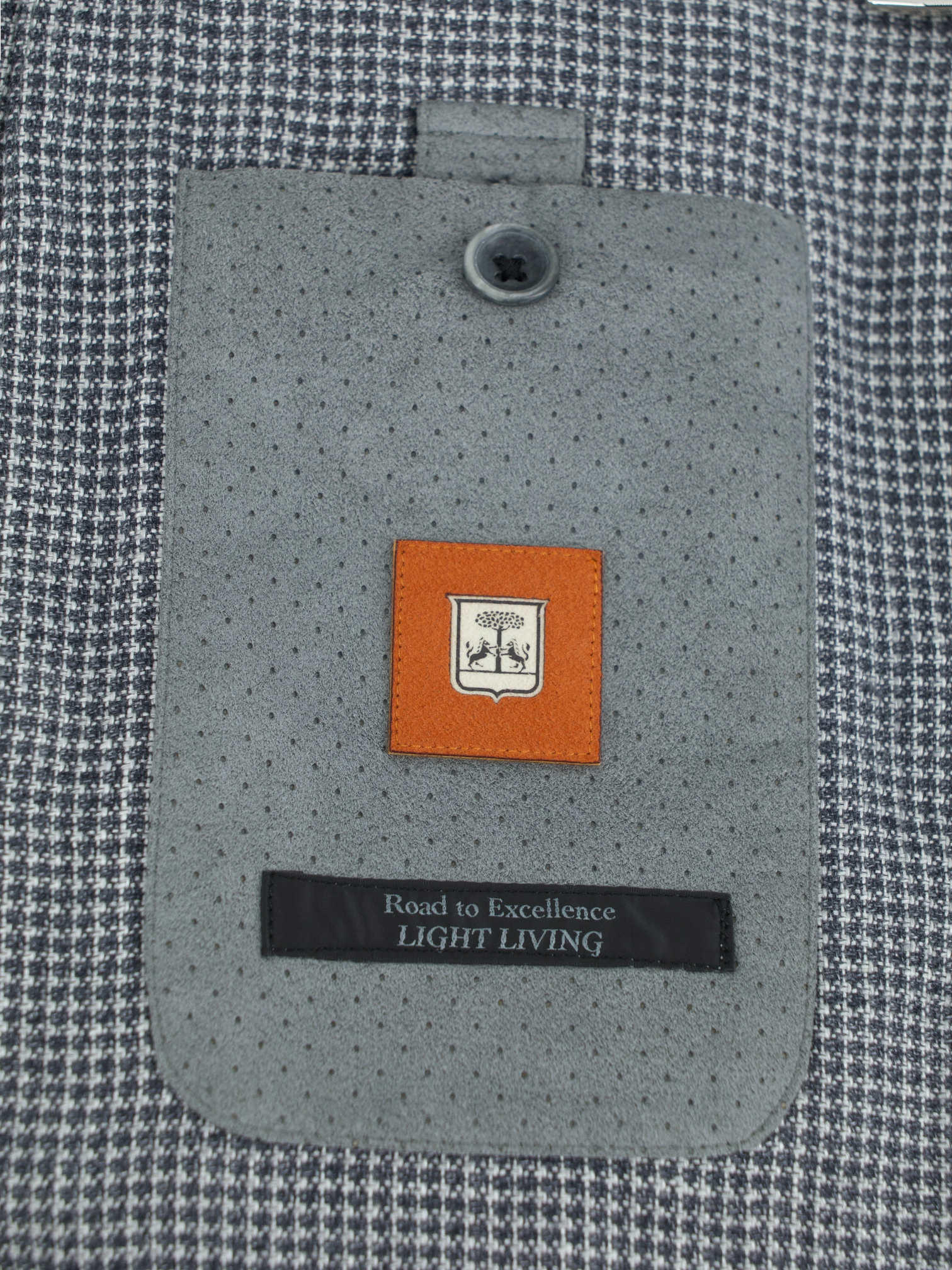 Corneliani ID Grey Hemp & Wool Micro-Pattern "Light Living" Jacket