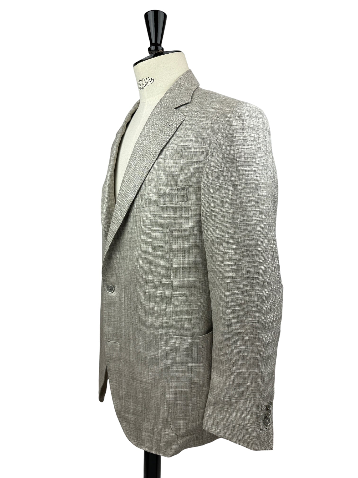 Canali Sand Wool, Linen & Silk Jacket