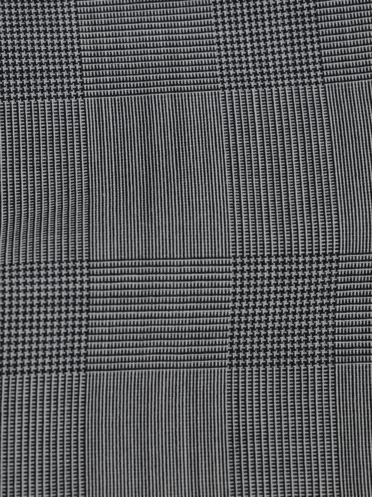 Caruso Grey Wool Double Breasted Prince of Wales Figaro Suit