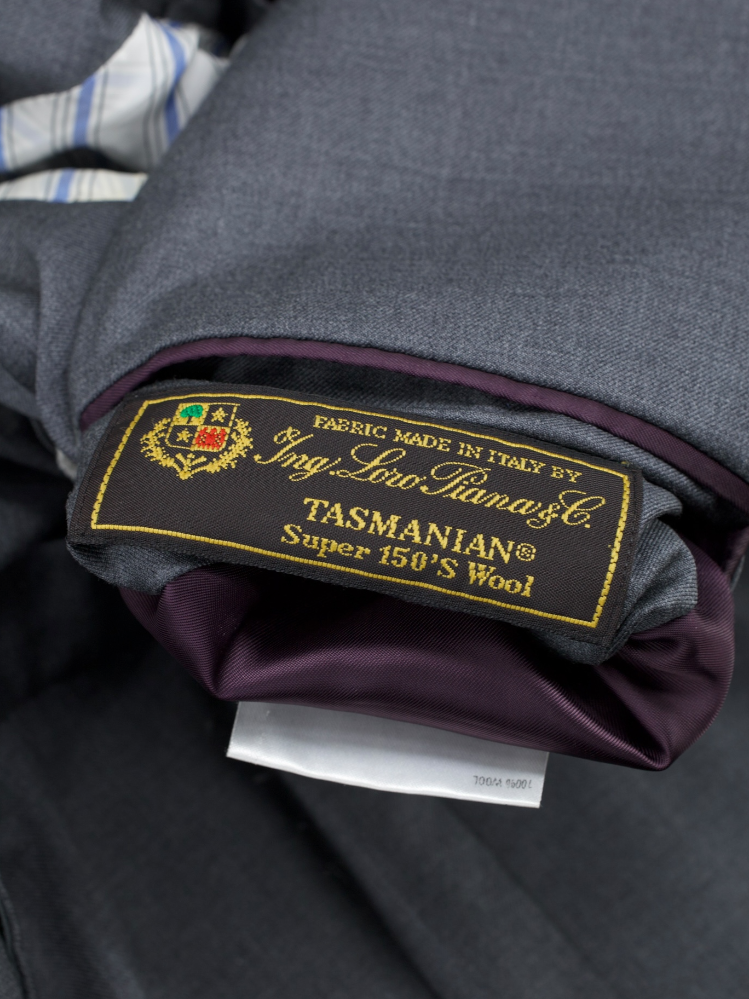 Caruso Grey Tasmanian Super 150's Wool Twill Purely-Handmade Suit