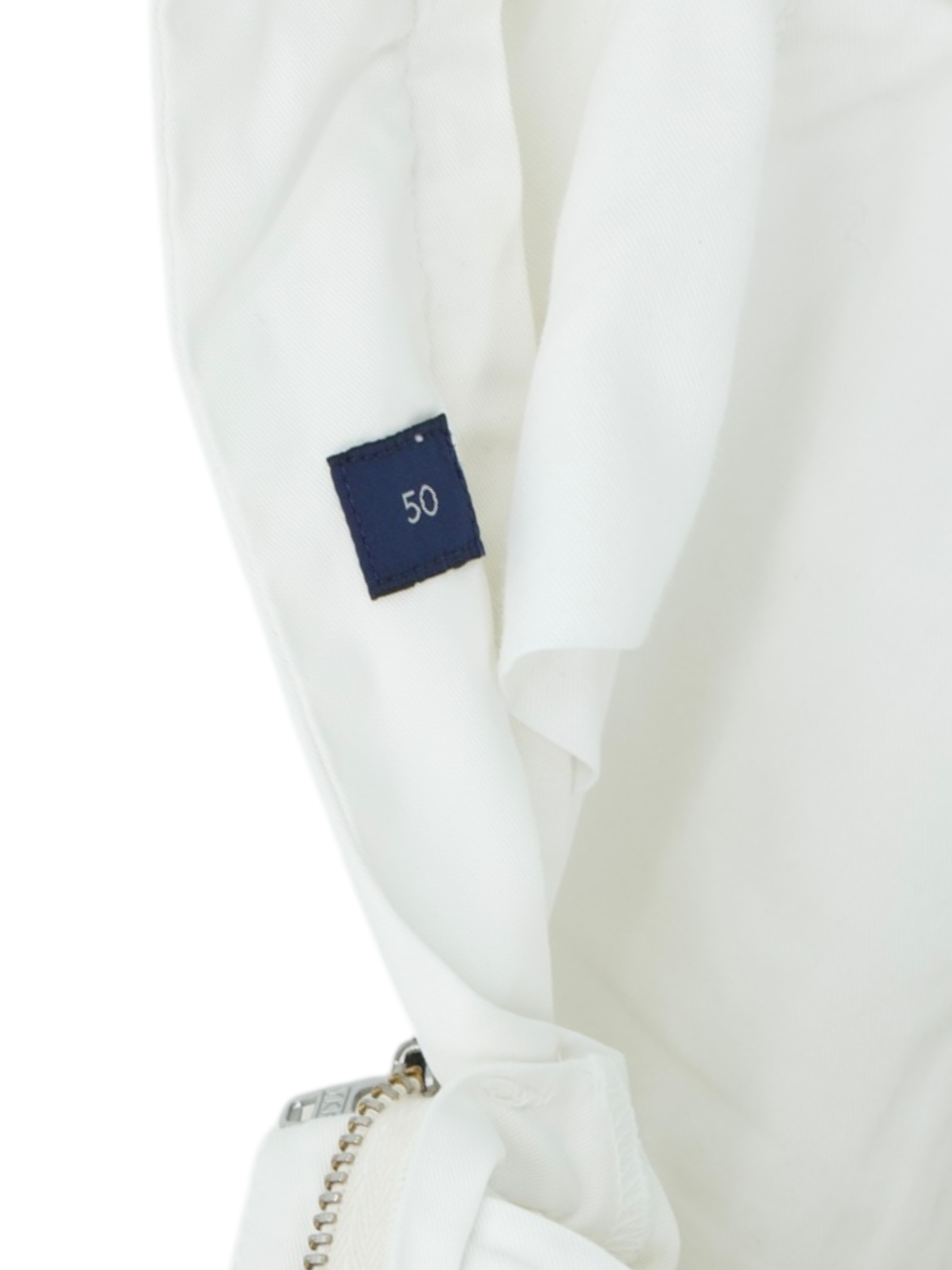 Incotex White Cotton-Stretch "Royal Batavia" Slowear Chino