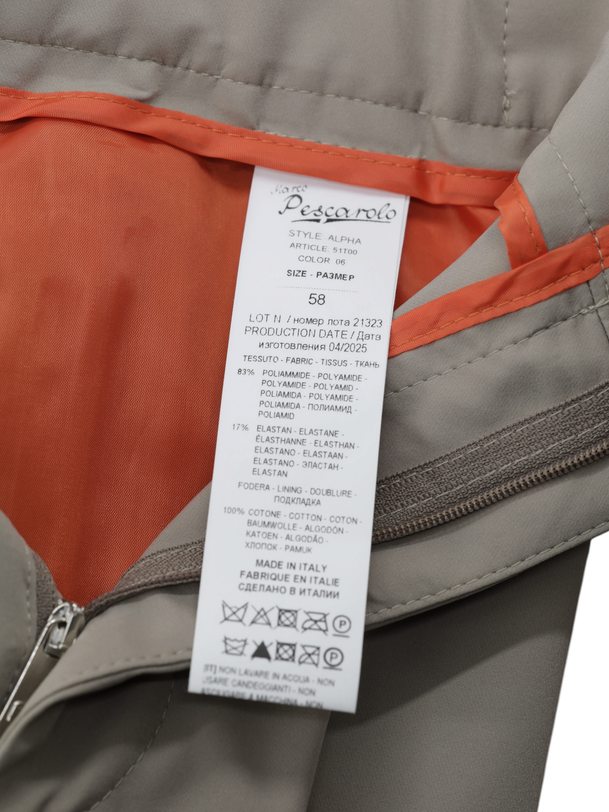 Marco Pescarolo Stone Softshell Stretch-Waistband Trousers