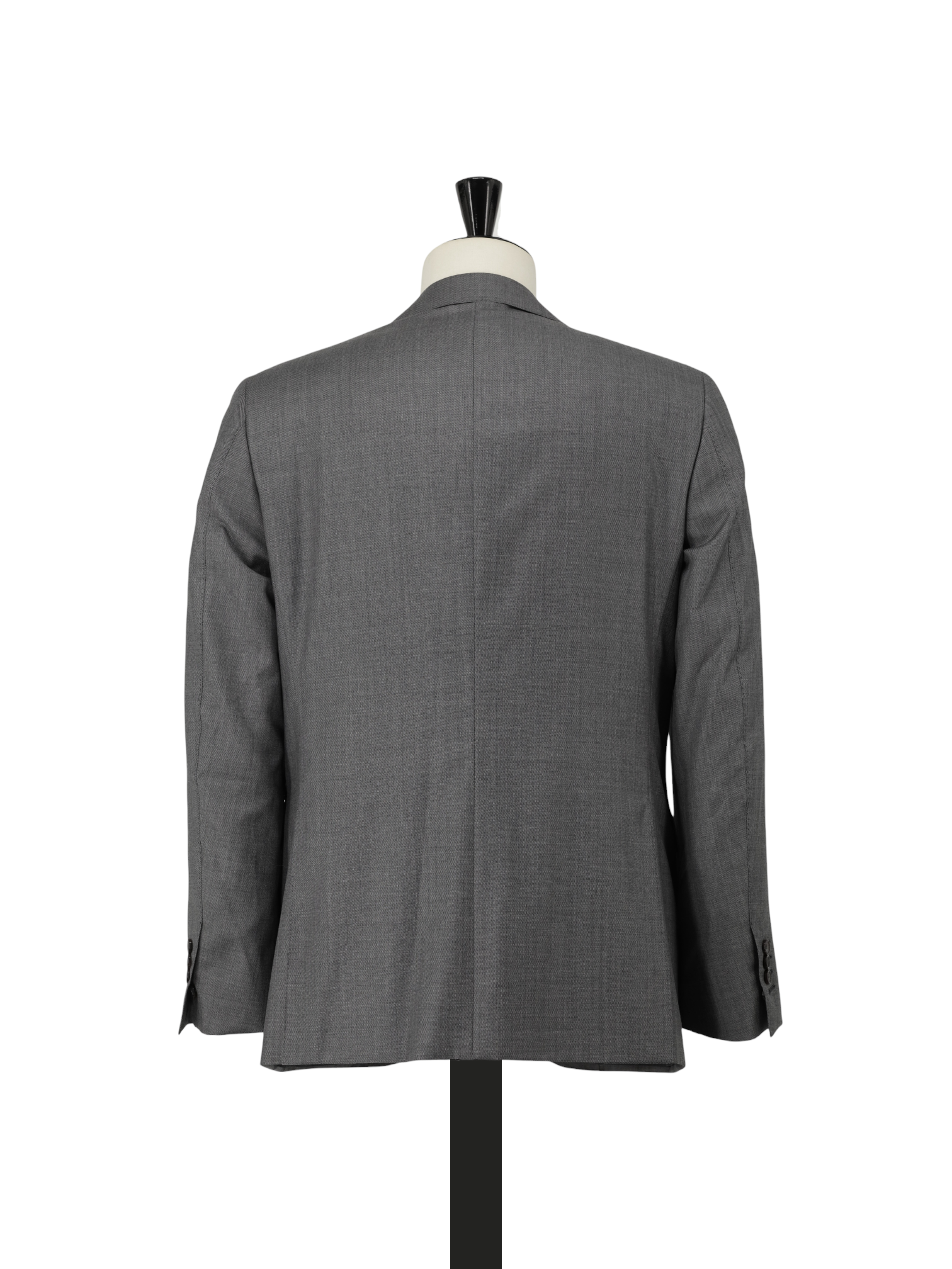 Canali Light Grey Fine-Wool Sharksin Suit