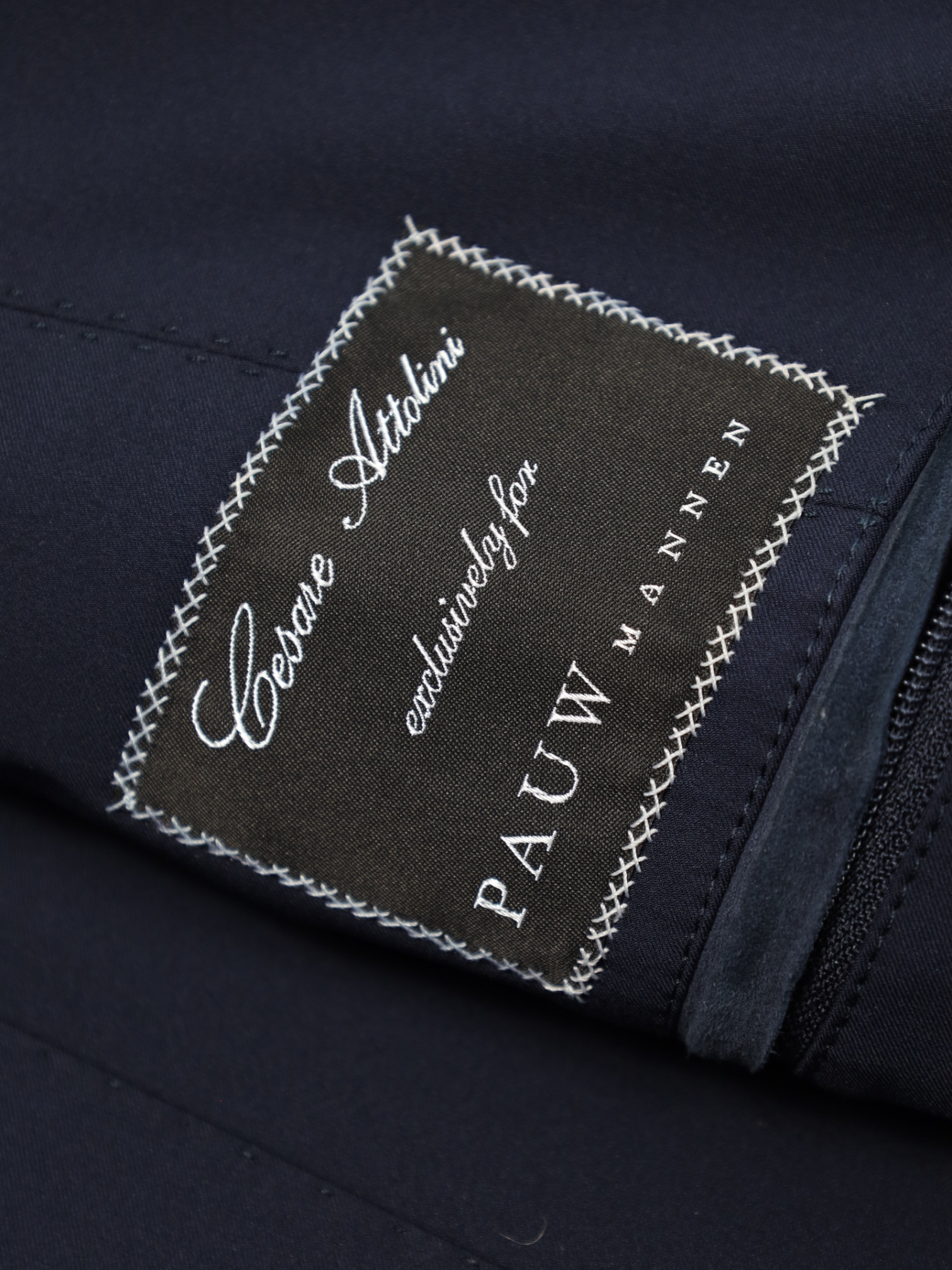 Cesare Attolini Navy Rainsystem Sartorial Jacket