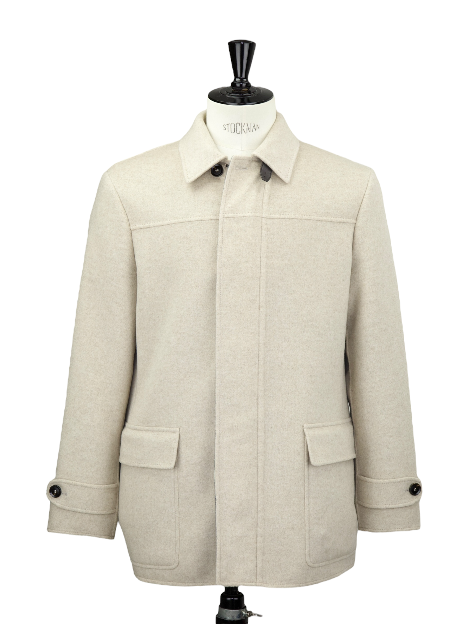 Brioni Beige Pure Cashmere Splittable Field Jacket
