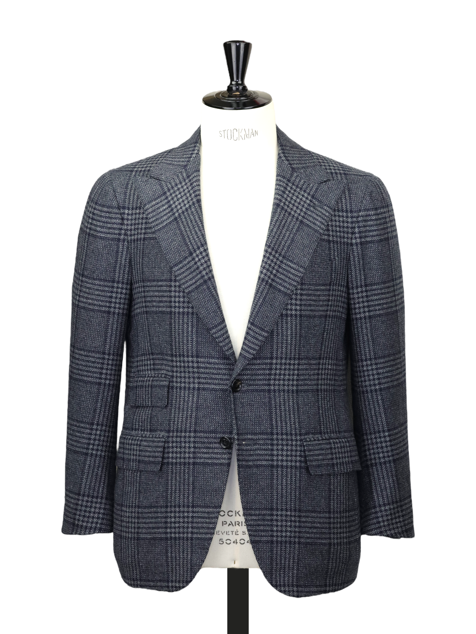 Cesare Attolini Grey Pure Cashmere Prince de Galles Jacket