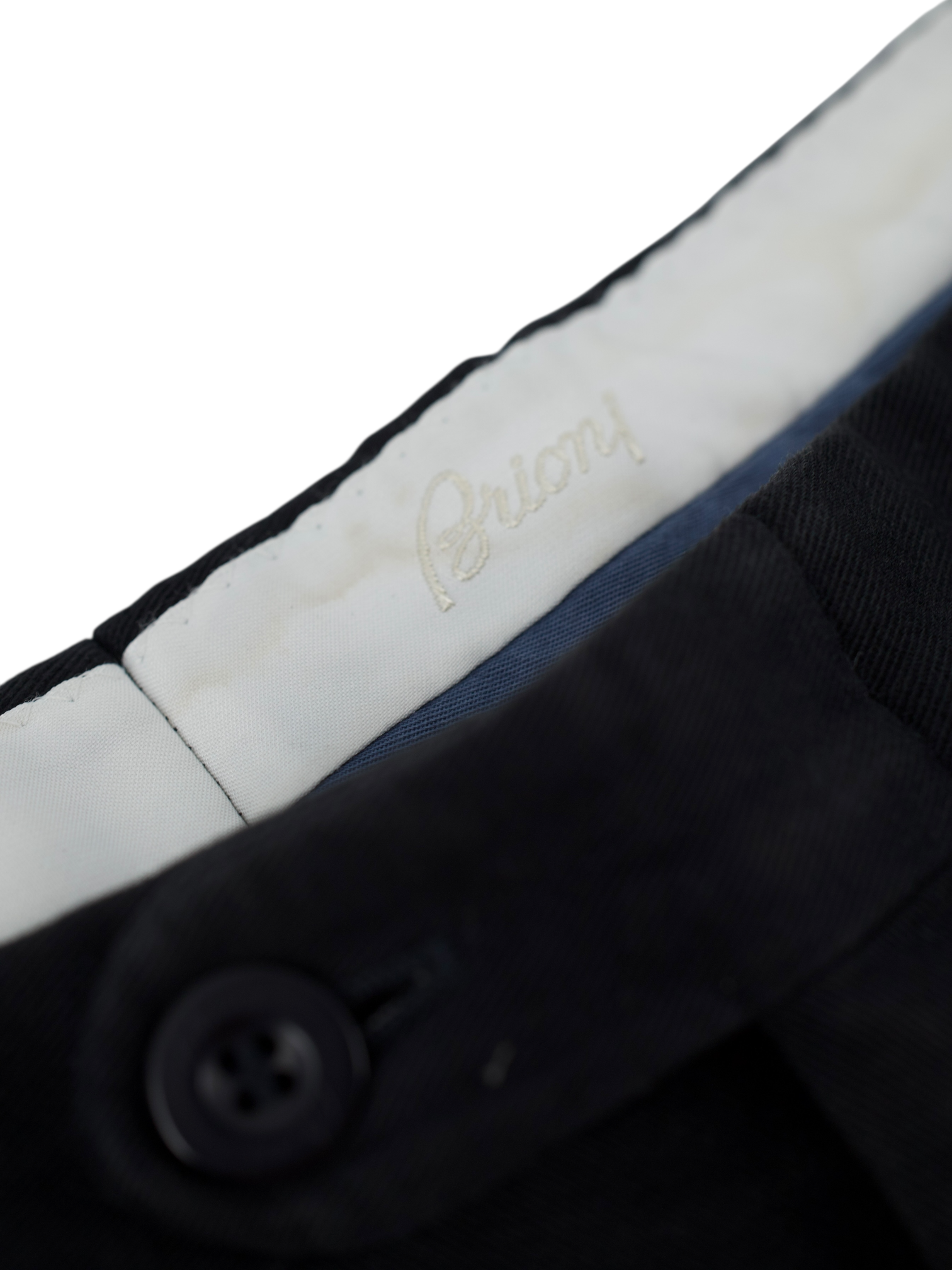 Brioni Black Brushed-Cotton Twill "Mouna" Trousers