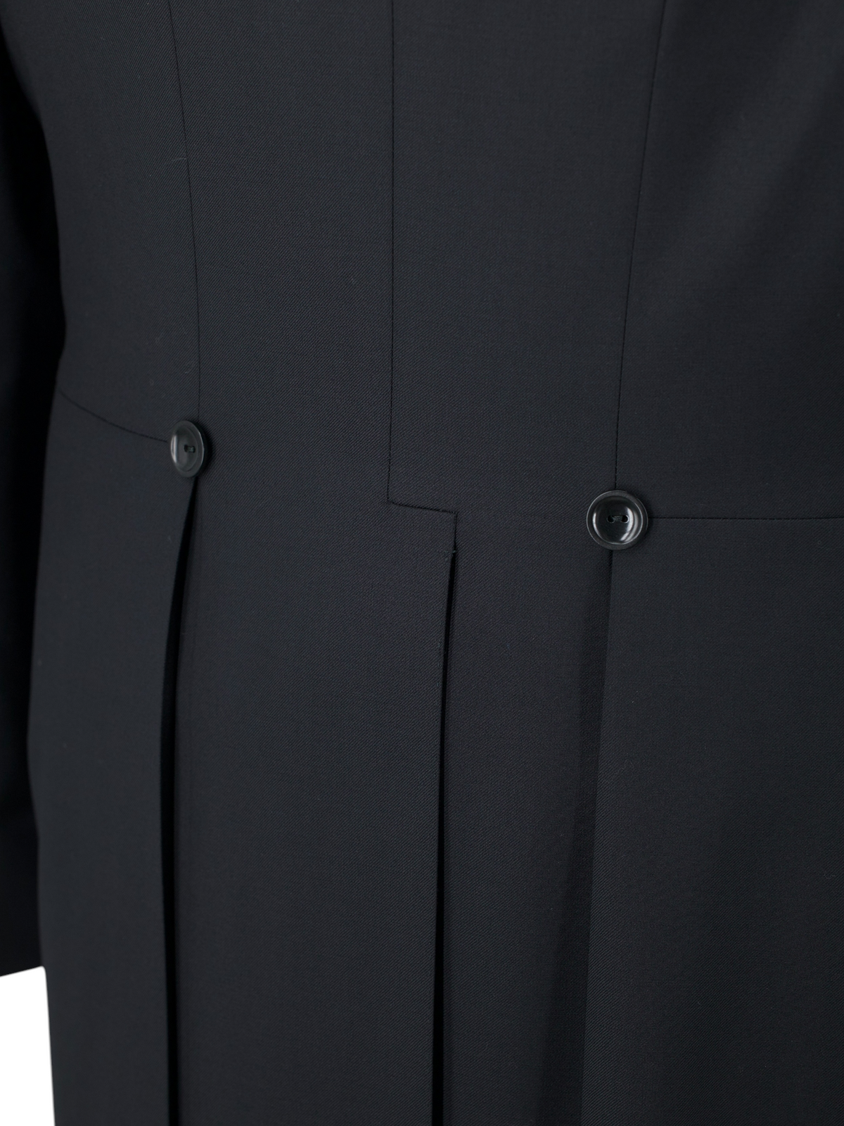Ermenegildo Zegna Black & Grey Trofeo-Wool Traditional Morning Suit