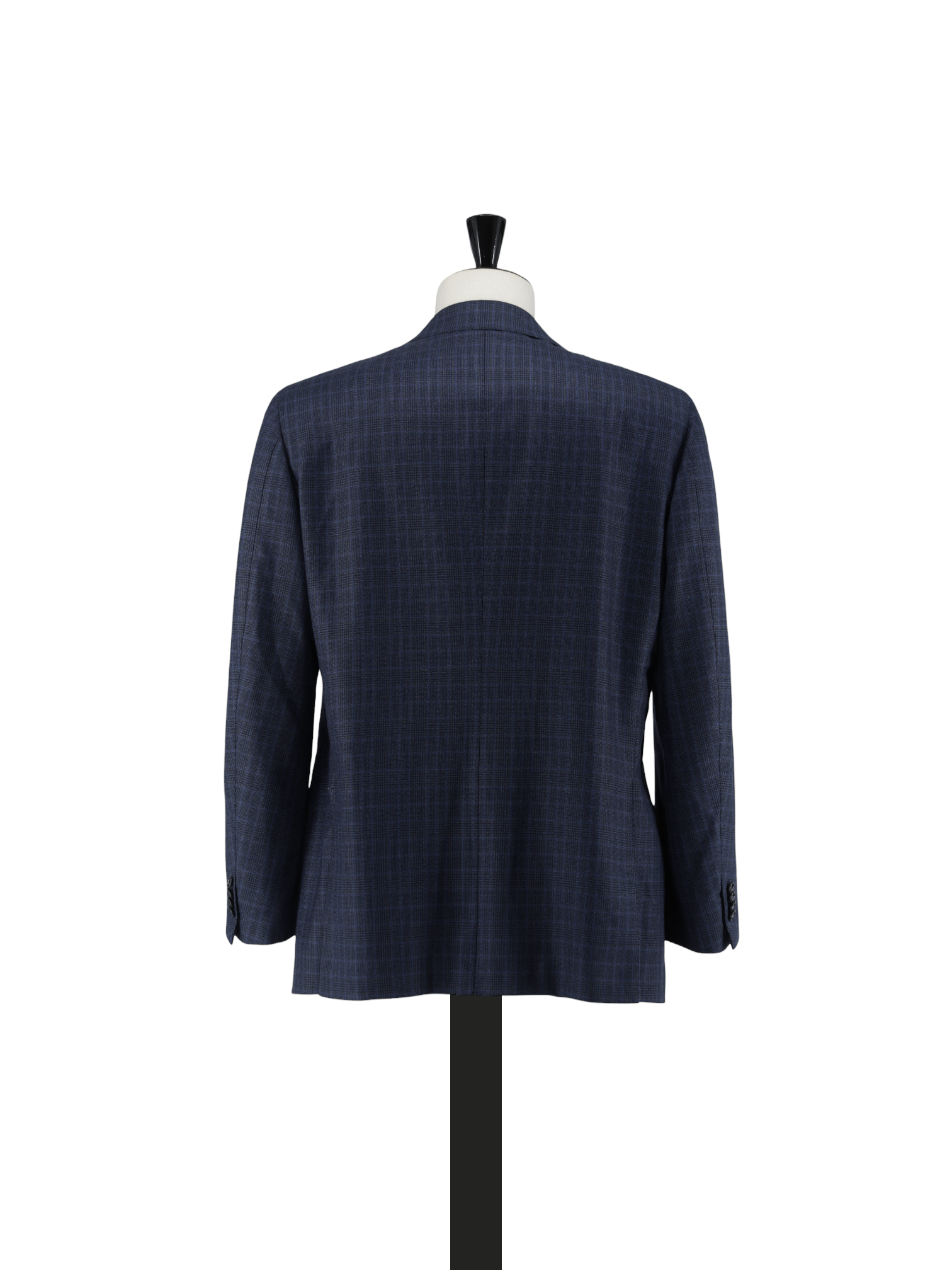 Cesare Attolini Royal Blue Pure-Wool Checkered Suit