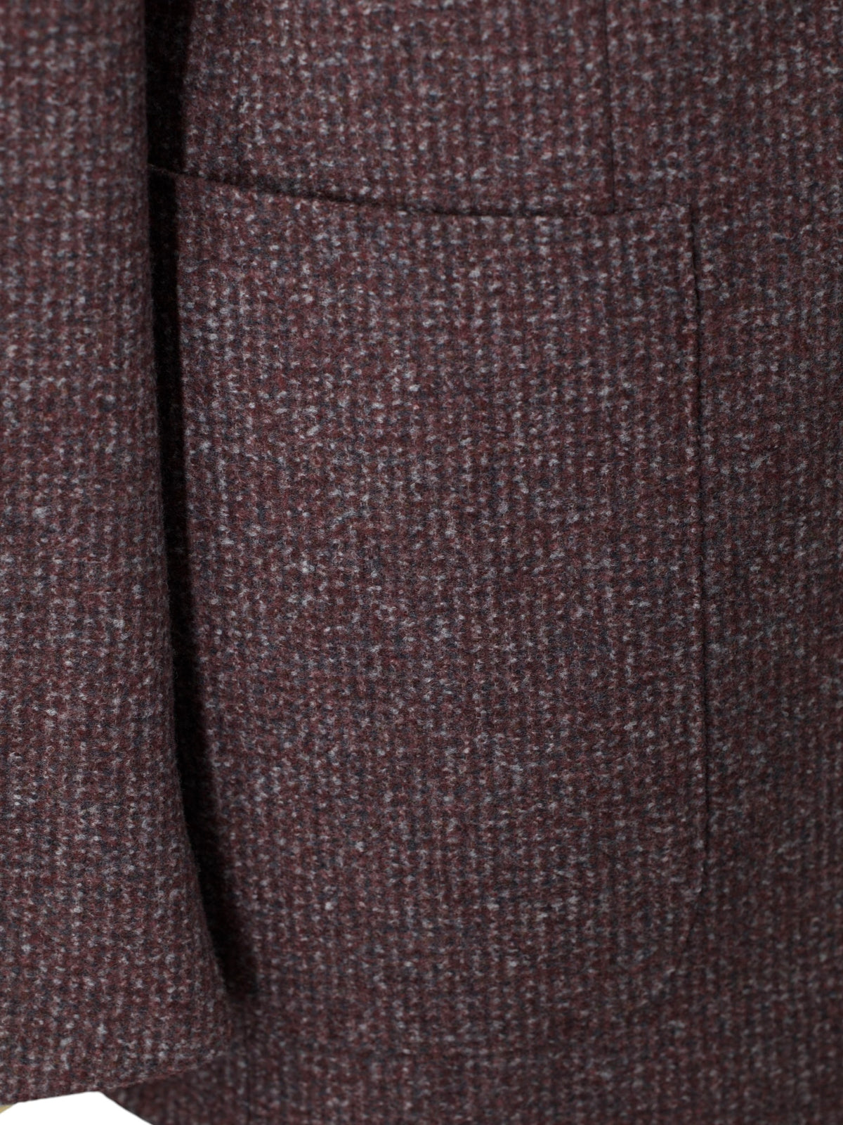 Ermenegildo Zegna Dusty Red Wool, Silk & Cashmere Micro-Pattern Mila Jacket