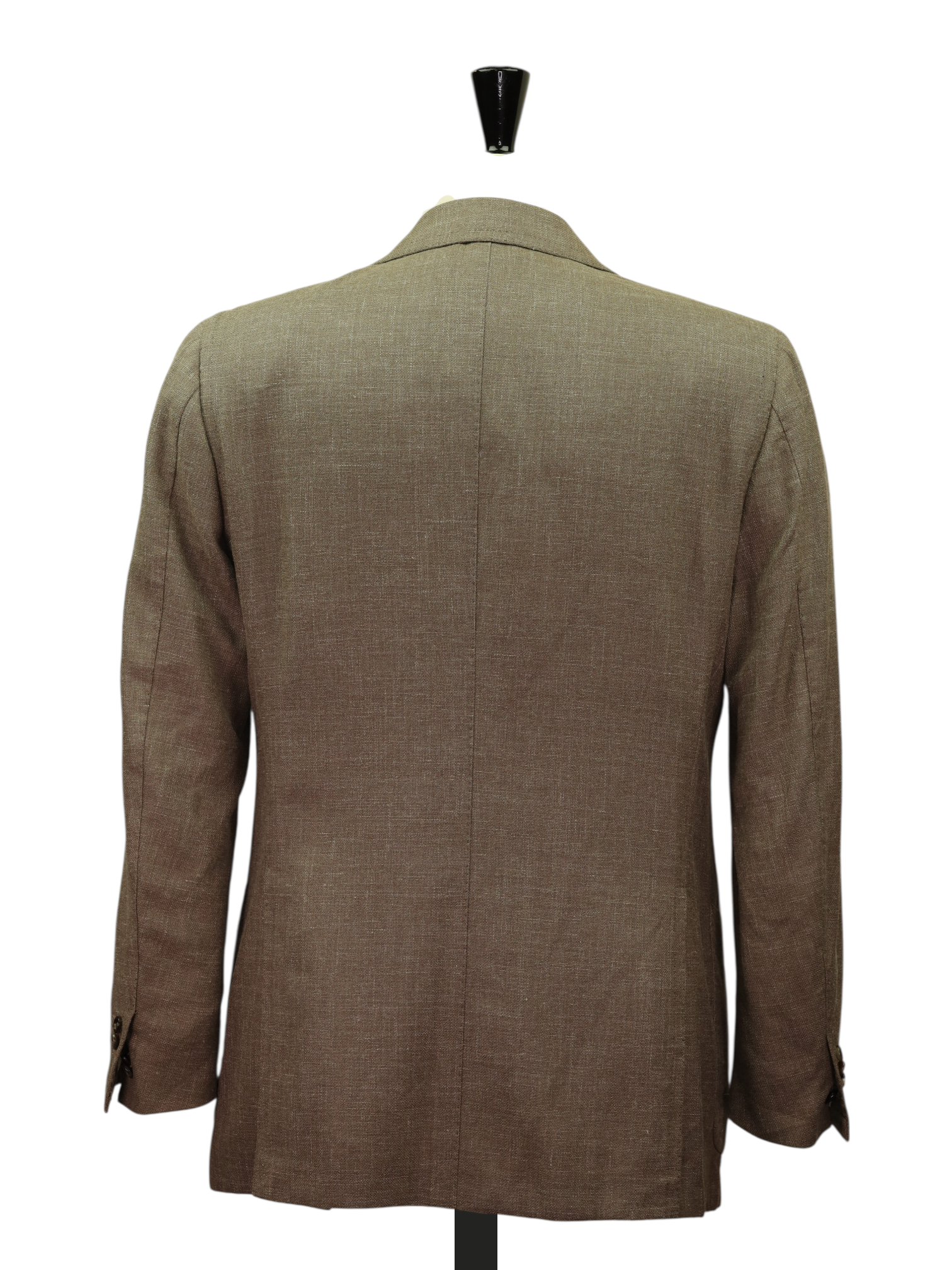 Cesare Attolini Light Brown Wool, Silk & Linen Hopsack Jacket
