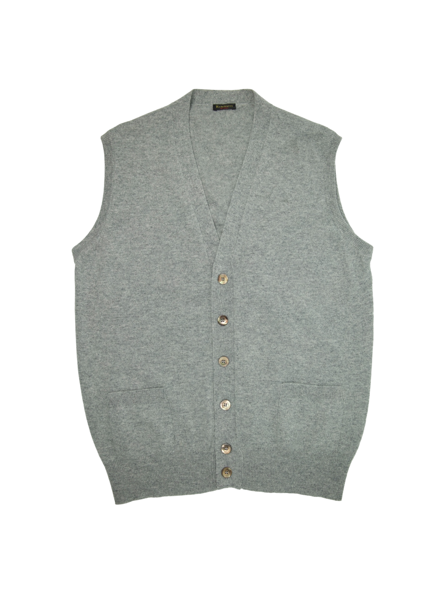Rubinacci Light Grey Cashmere Vest