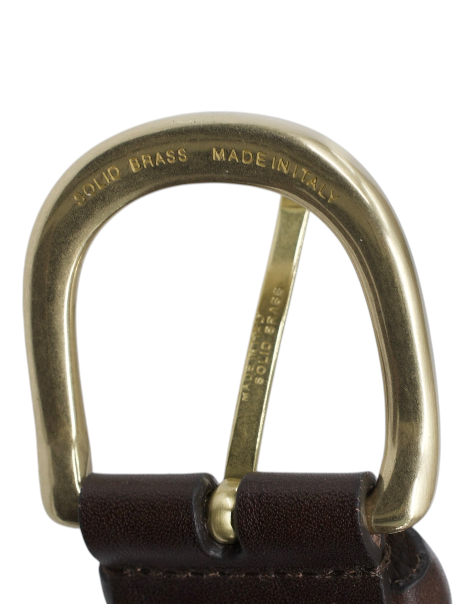 Velasca Dark Brown Braided Calf-Leather Belt