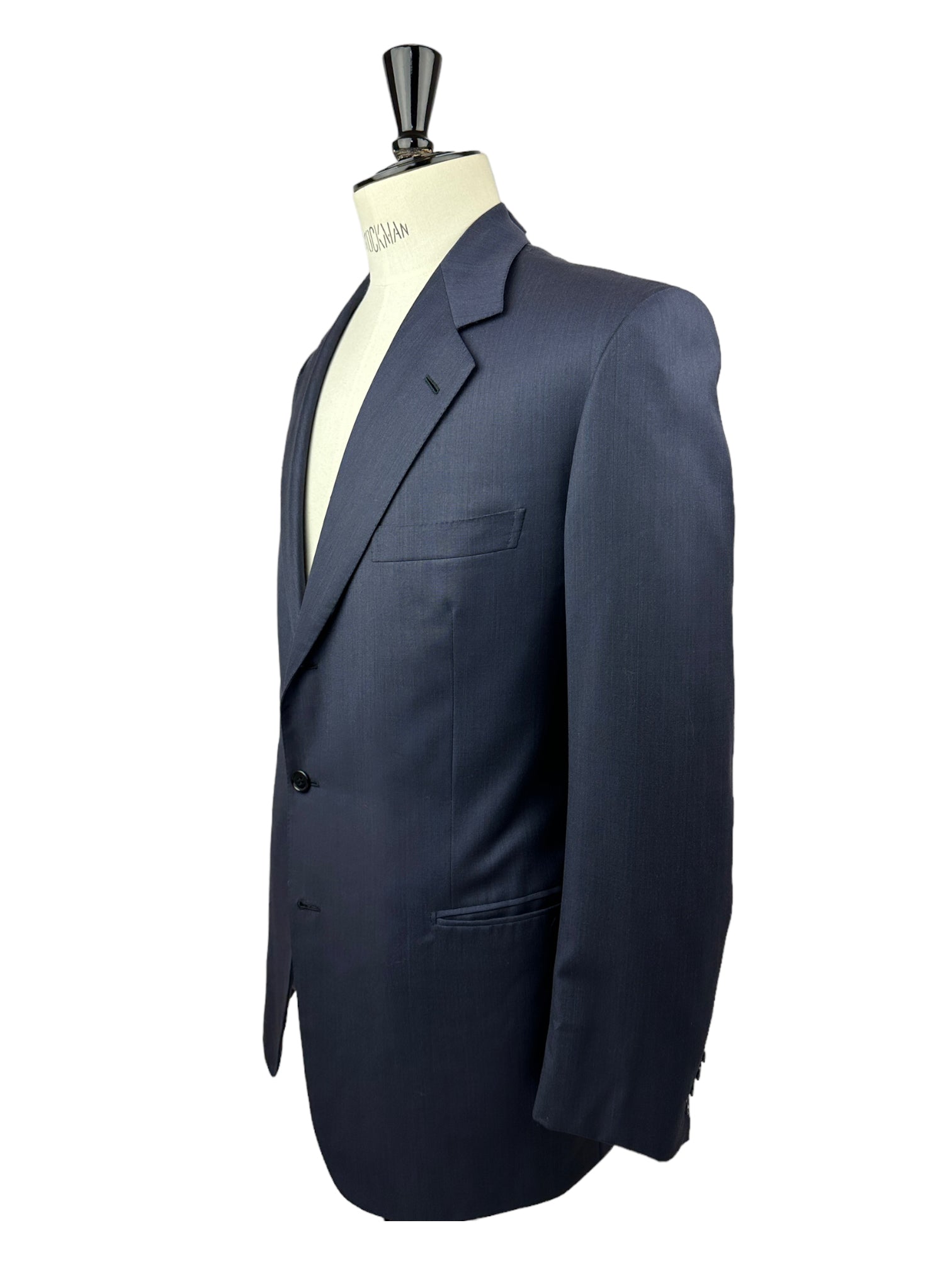 Brioni blauw Traiano krijtstreeppak