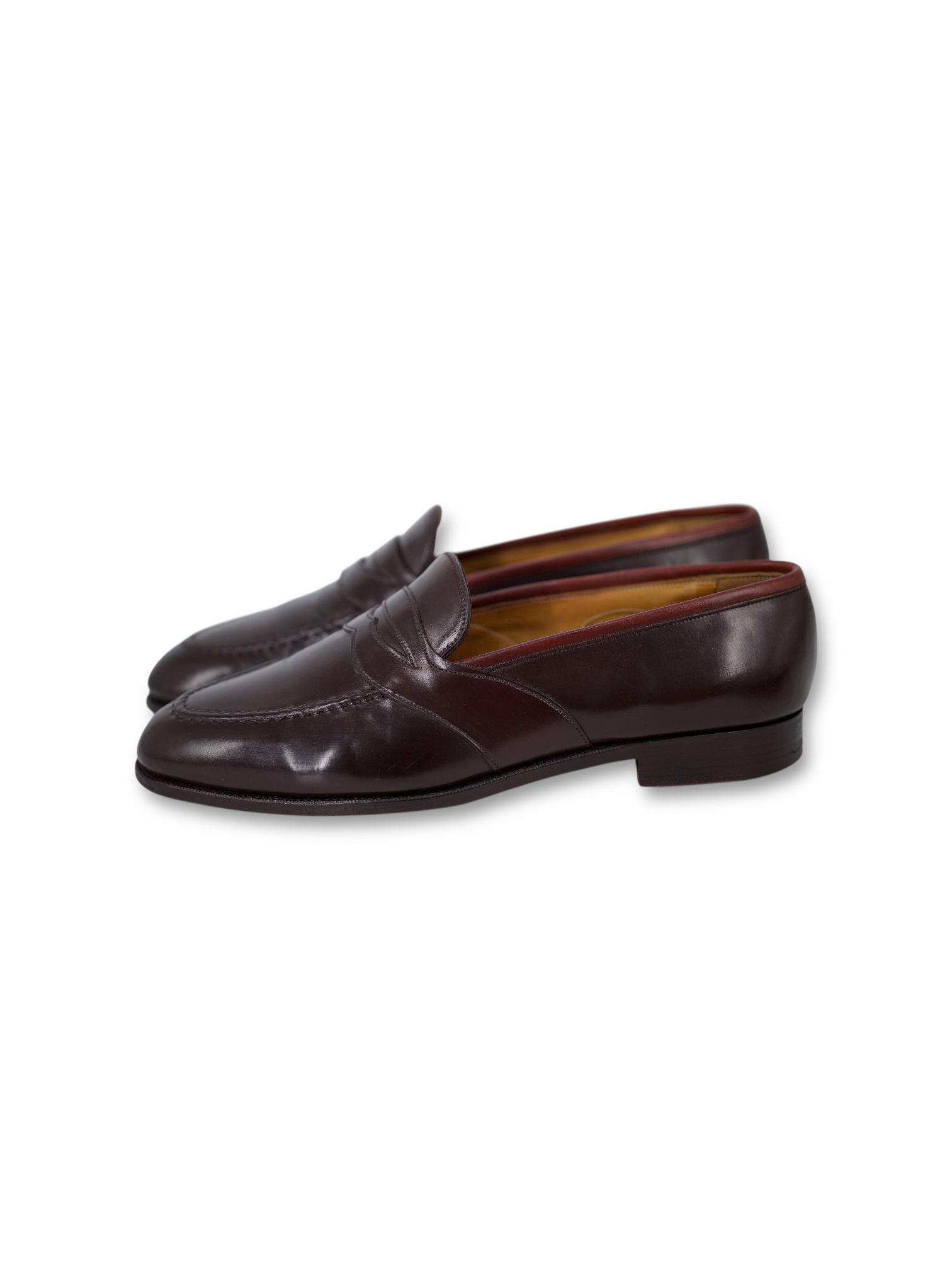 Edward Green Burgundy Cordovan Montepellier Penny Loafer