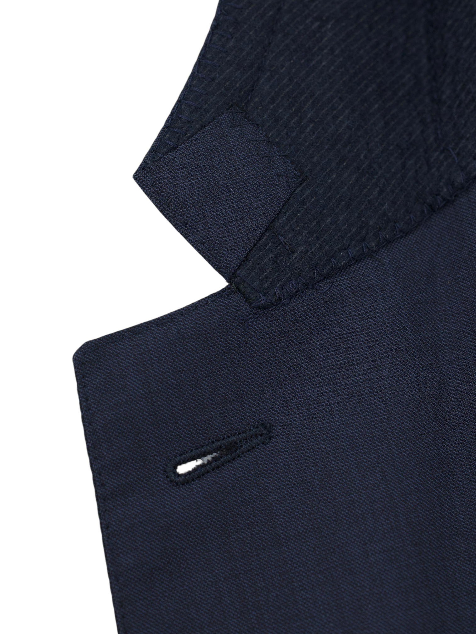 Zegna Navy Wool & Silk Trofeo 600 "Torin" Sharkskin Suit