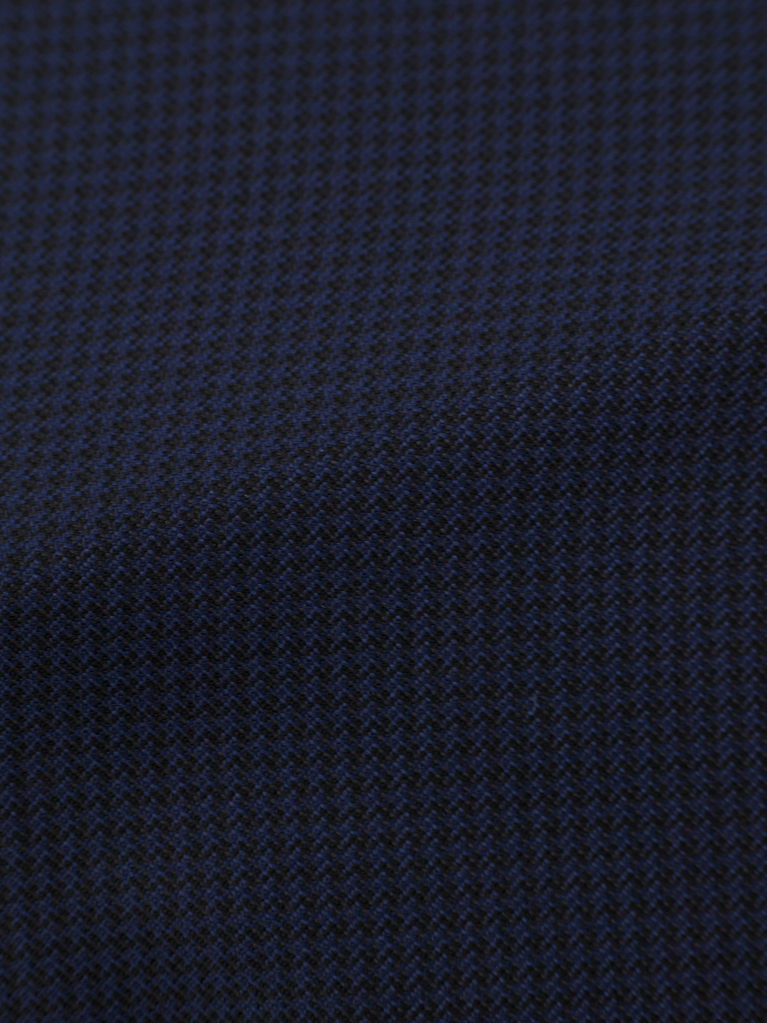 Brioni Dark Blue Silk & Wool Pied de Poule Palatino Jacket