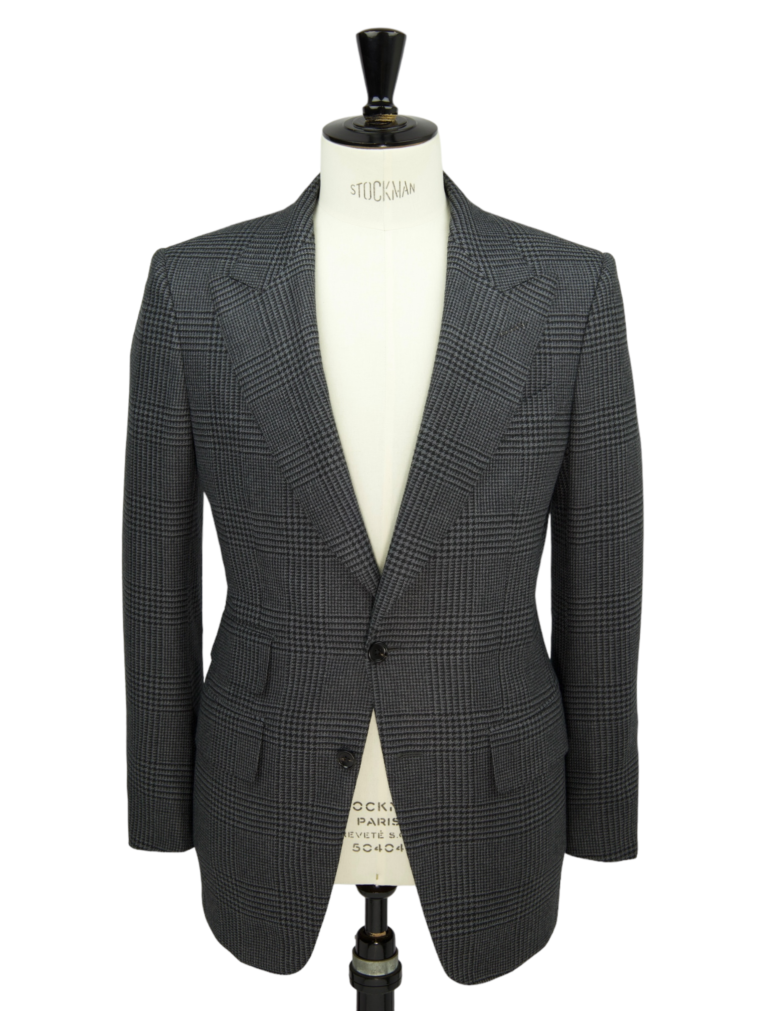 Tom Ford Dark Taupe Atticus Prince of Wales Check Suit