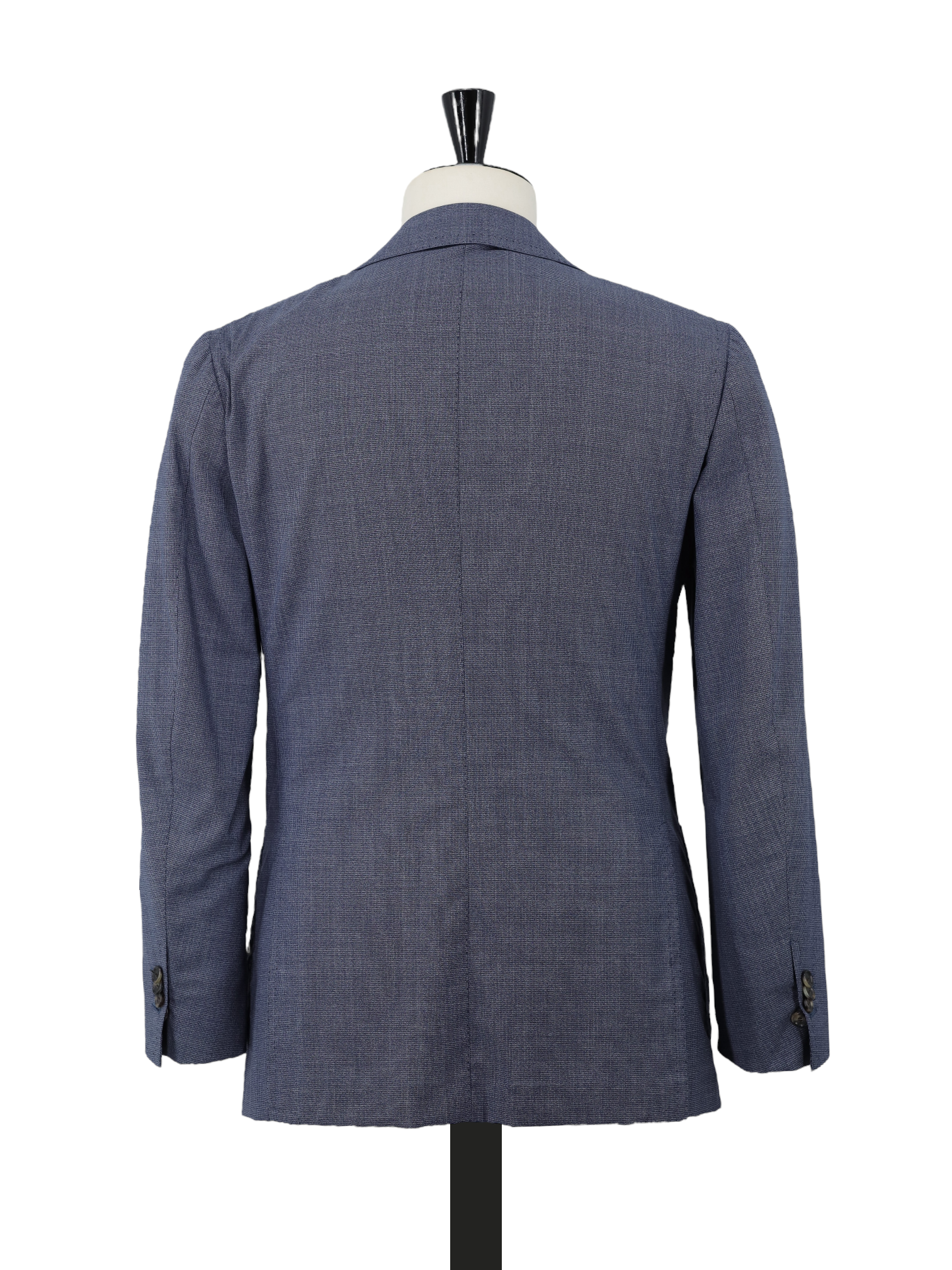 Cesare Attolini Steel Blue Super 150's Puppytooth Jacket