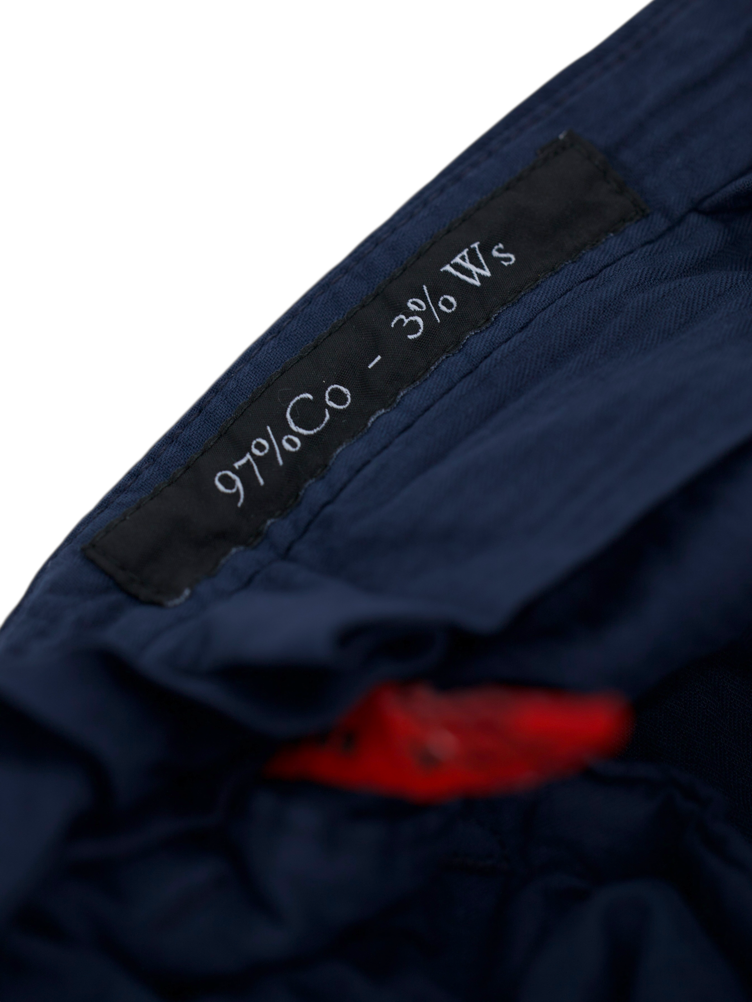 Kiton Navy Cotton & Cashmere Twill 5-Pocket Chino